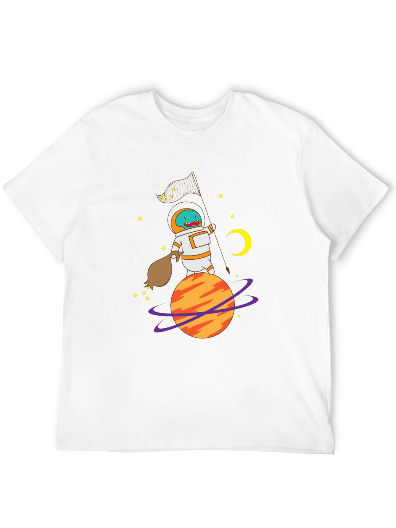Astronaut Squirtle Graphic T-Shirt