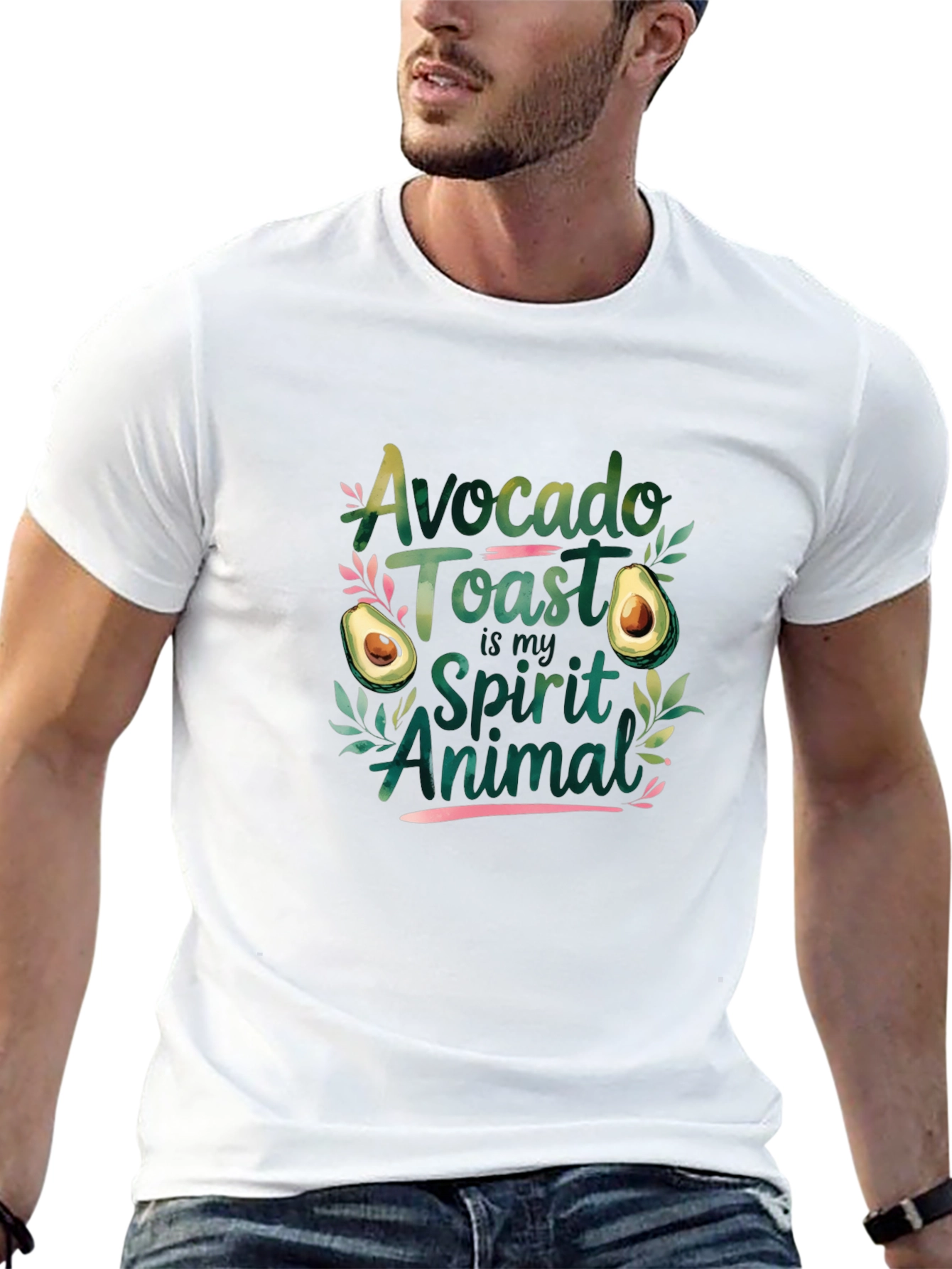Avocado Toast Spirit Animal Graphic Tee