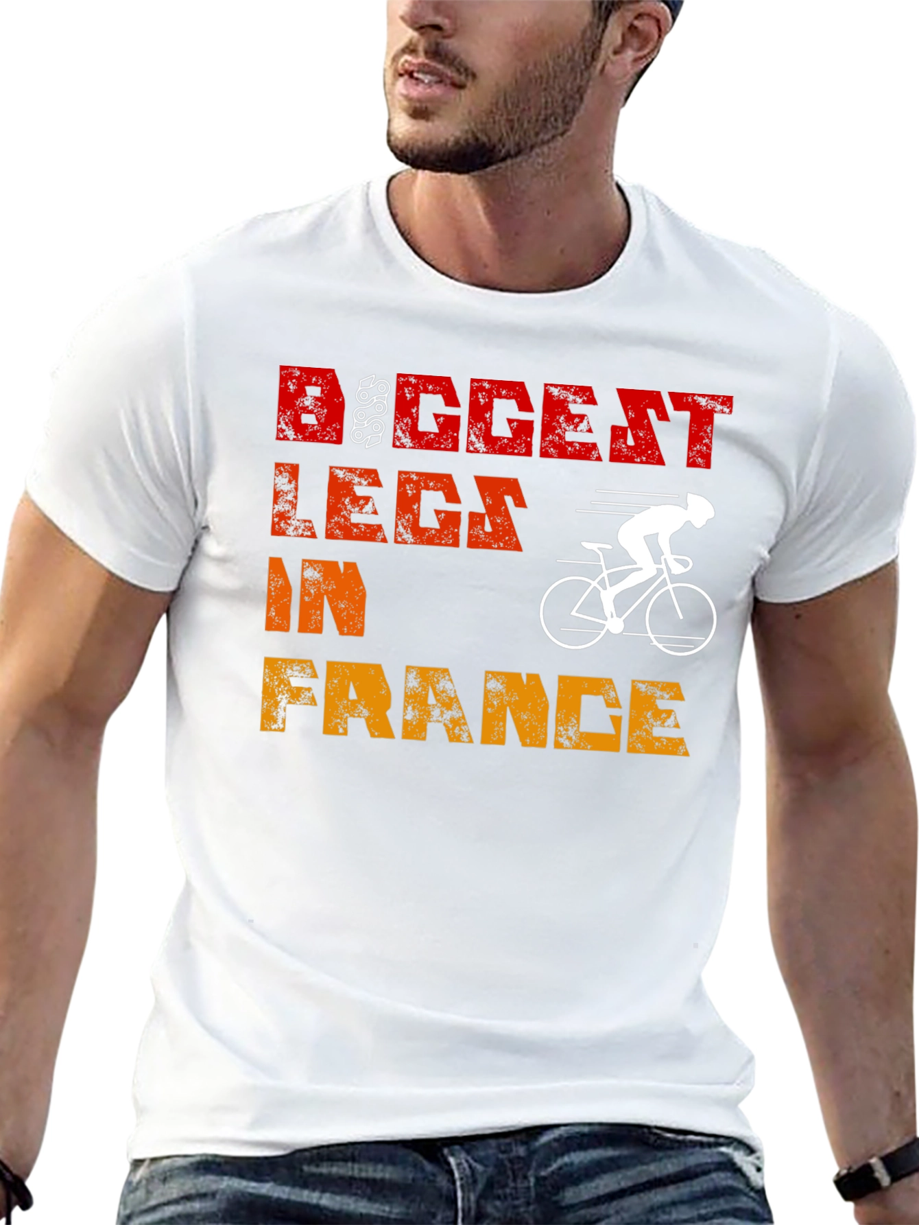 Biggest Legs in France Cycling T-Shirt