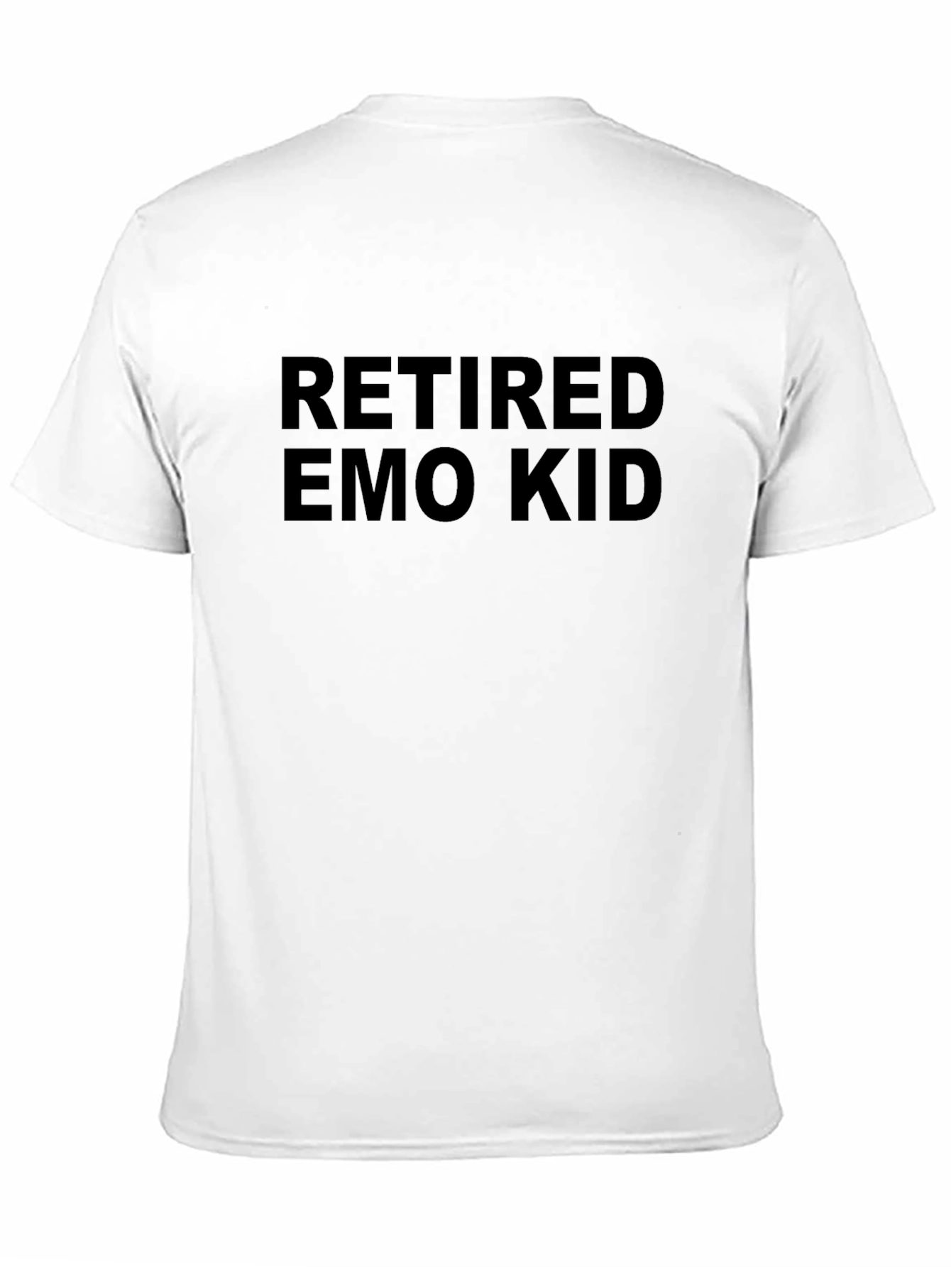 Retired Emo Kid Graphic Tee - Black