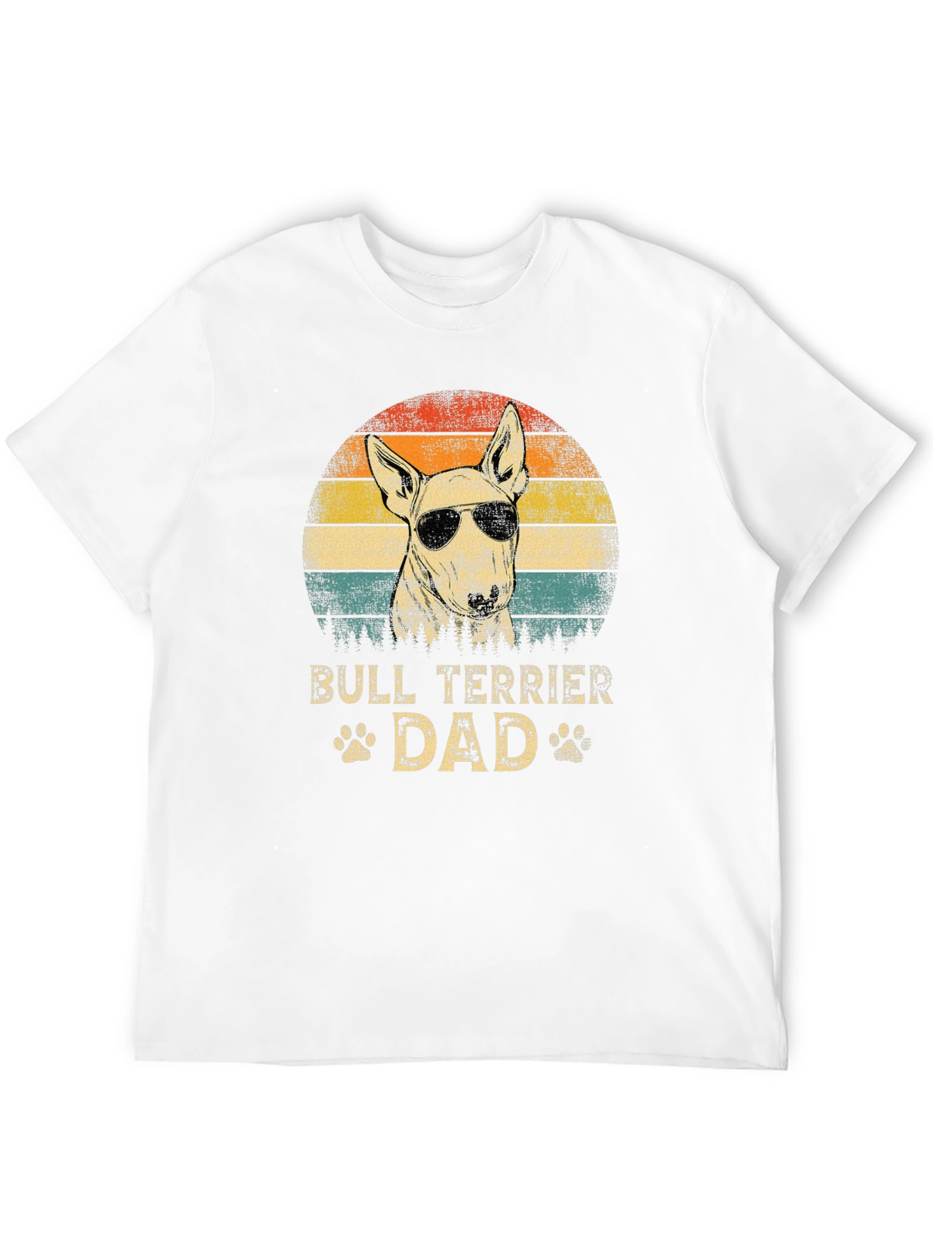 Bull Terrier Dad Graphic Tee