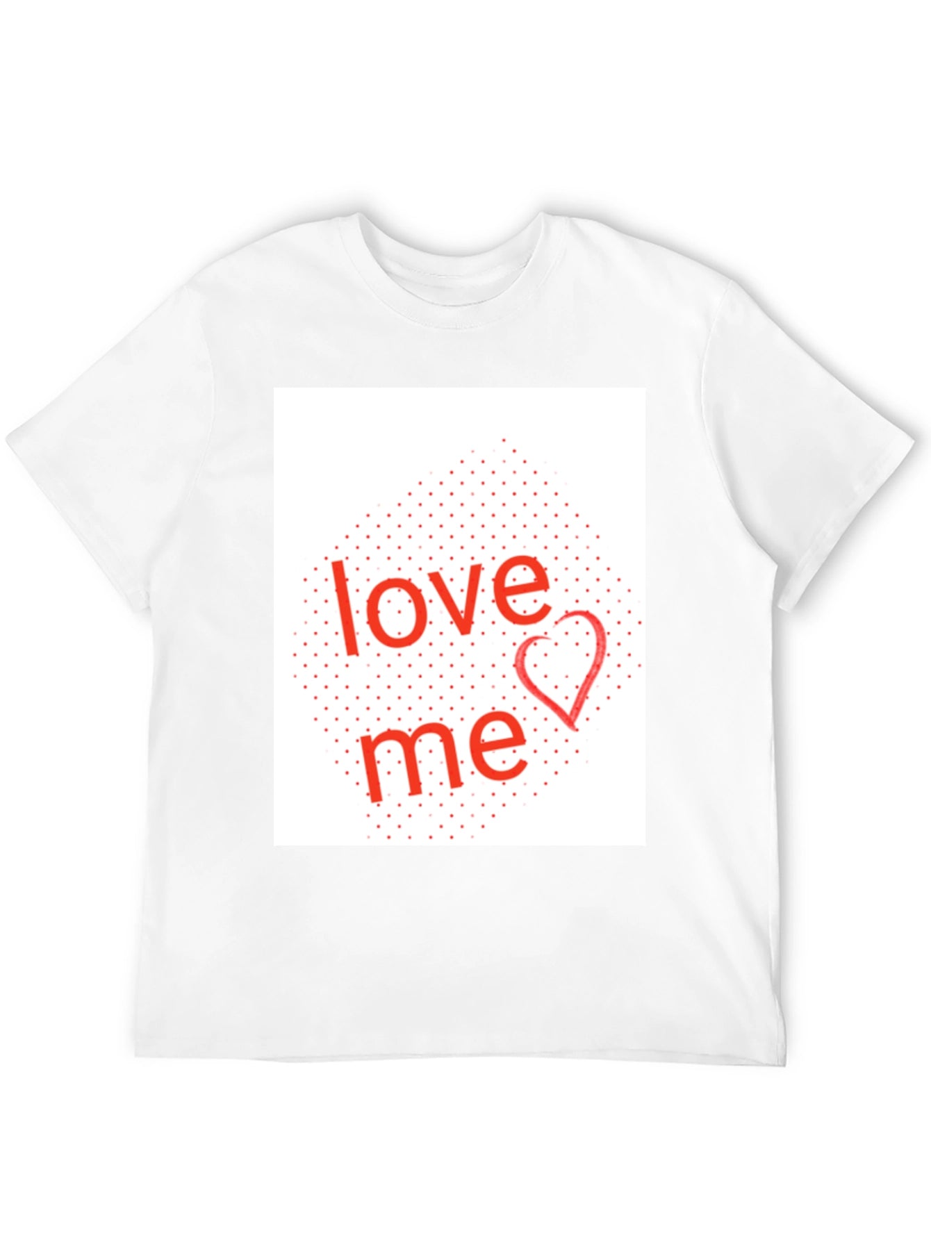 Love Me Graphic Tee - Black Cotton Blend Shirt
