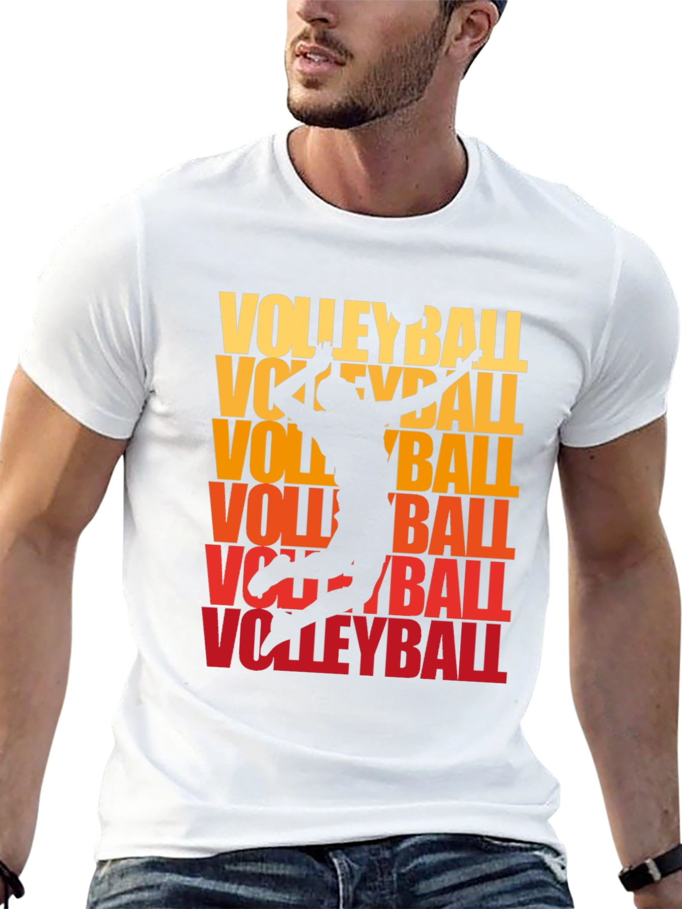 Volleyball Graphic Tee - Sporty Style