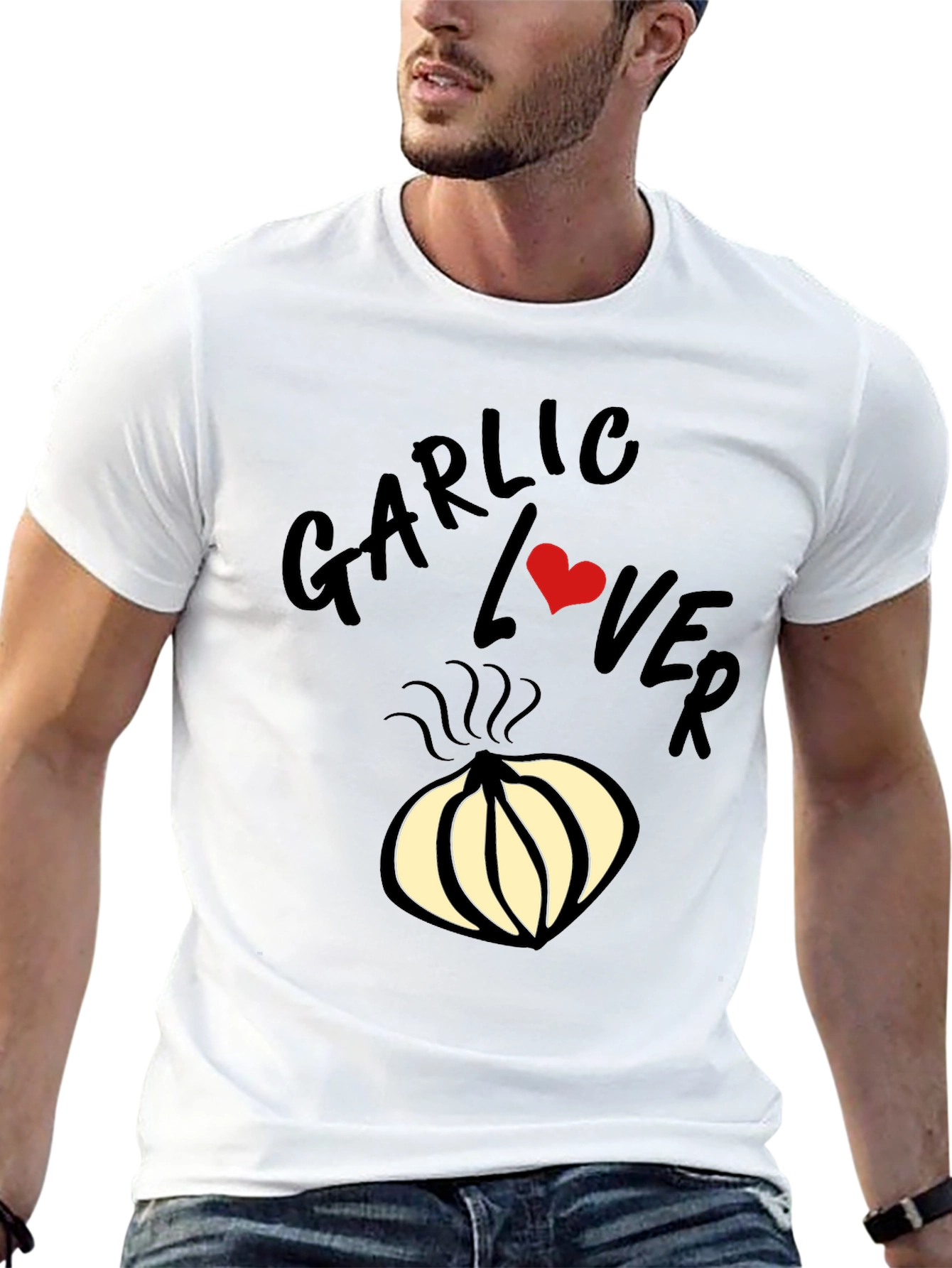 Garlic Lover T-Shirt - Funny Foodie Tee