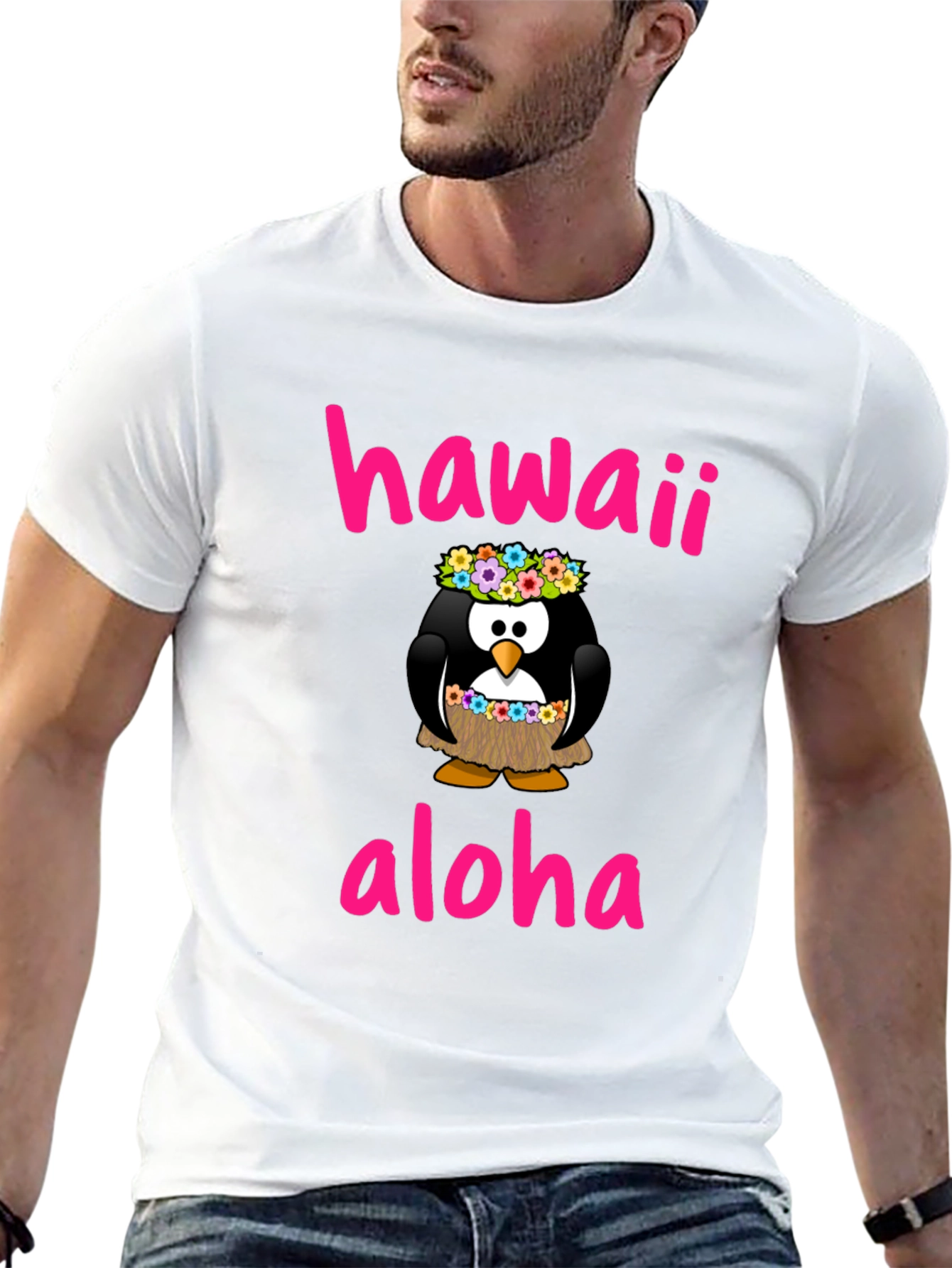 Hawaii Aloha Penguin T-Shirt