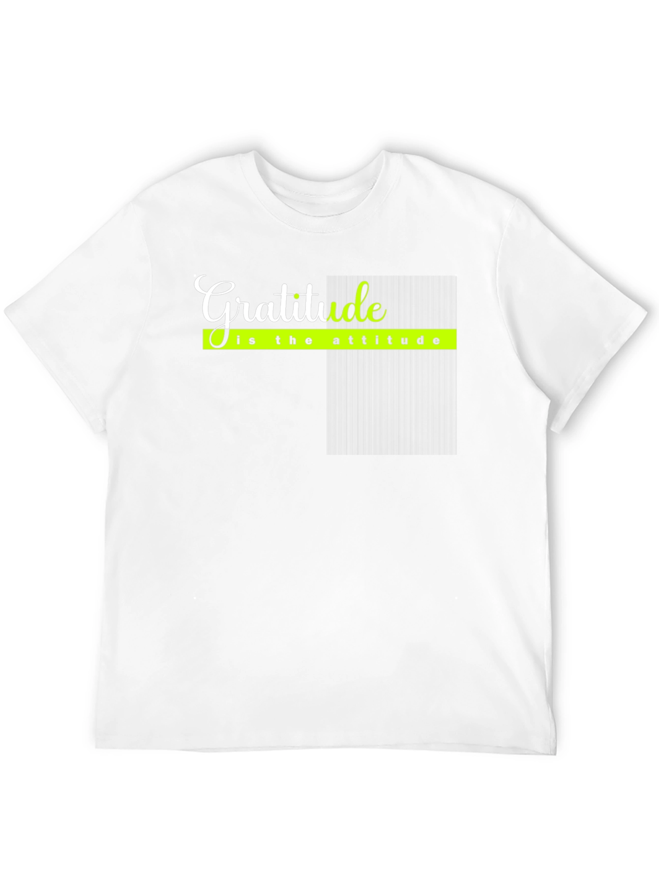 Gratitude Attitude Black T-Shirt