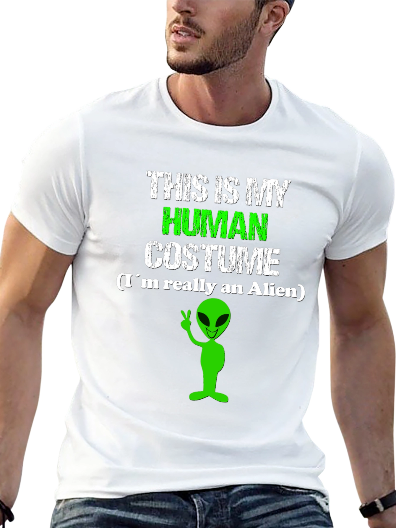 Human Costume Alien T-Shirt