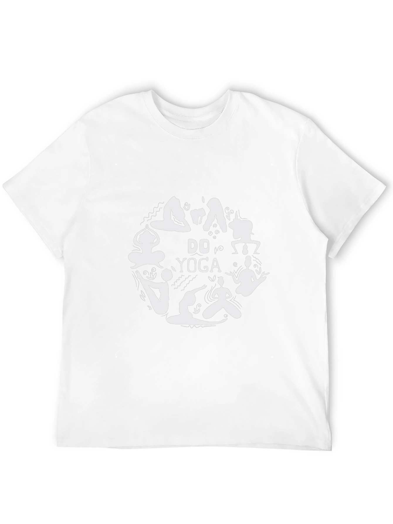 Do Yoga Black Graphic Tee - Mens Crew Neck