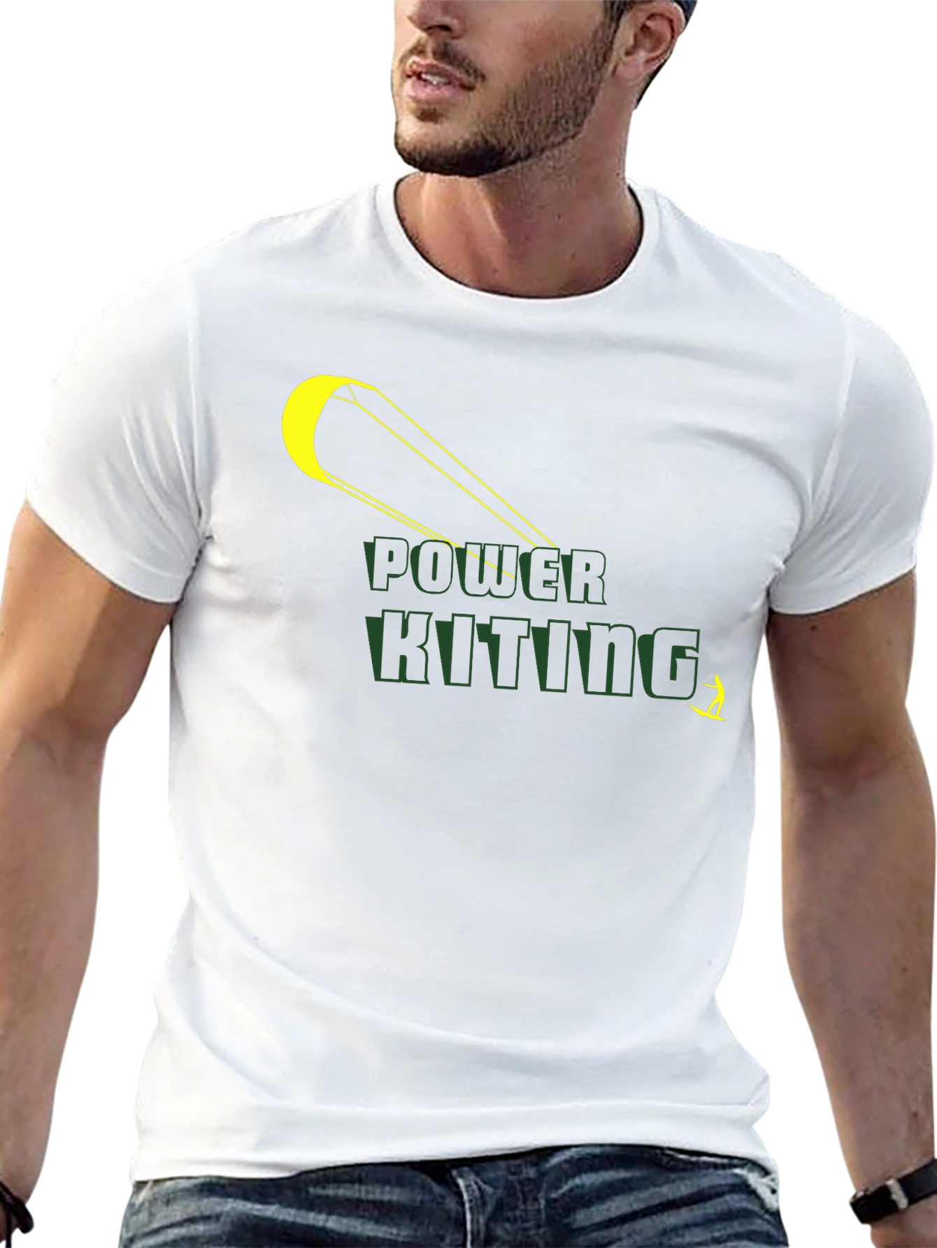 Power Kiting Graphic Tee - Black T-Shirt