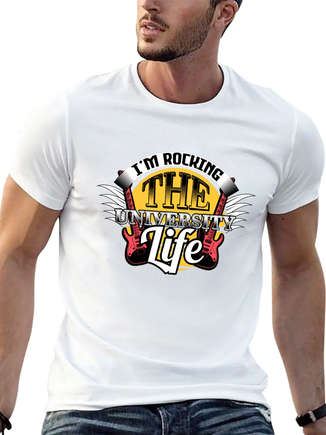 Rocking the University Life Graphic Tee