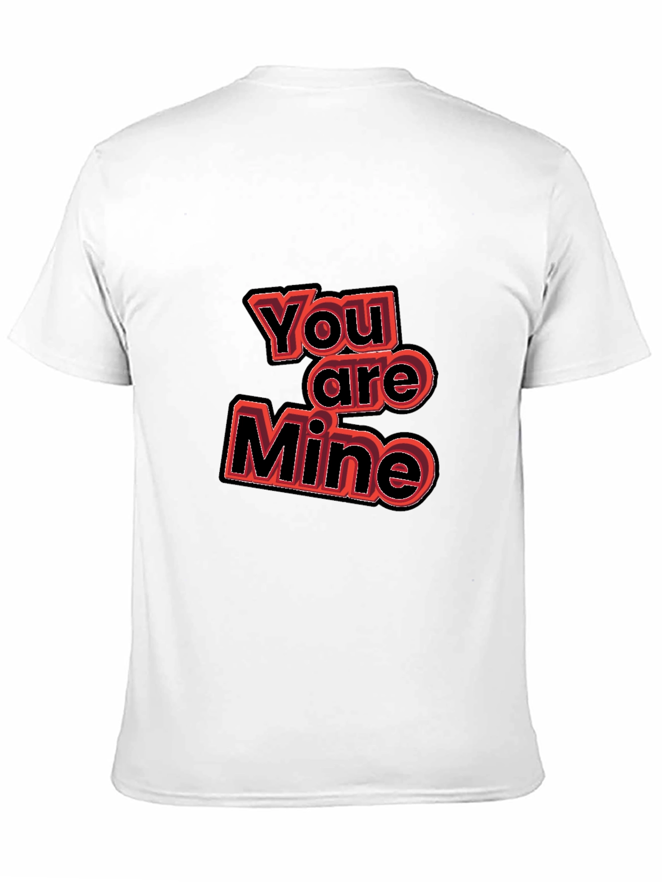 You Are Mine Graphic Tee - Black
