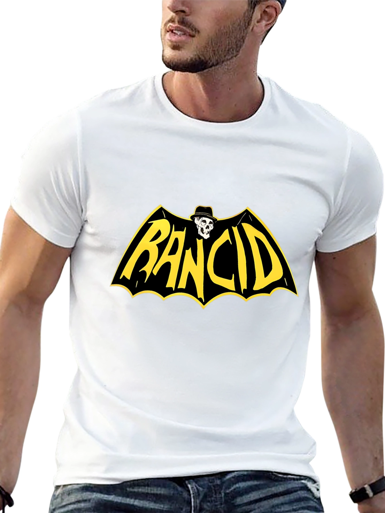 Rancid Band Bat Logo Black T-Shirt