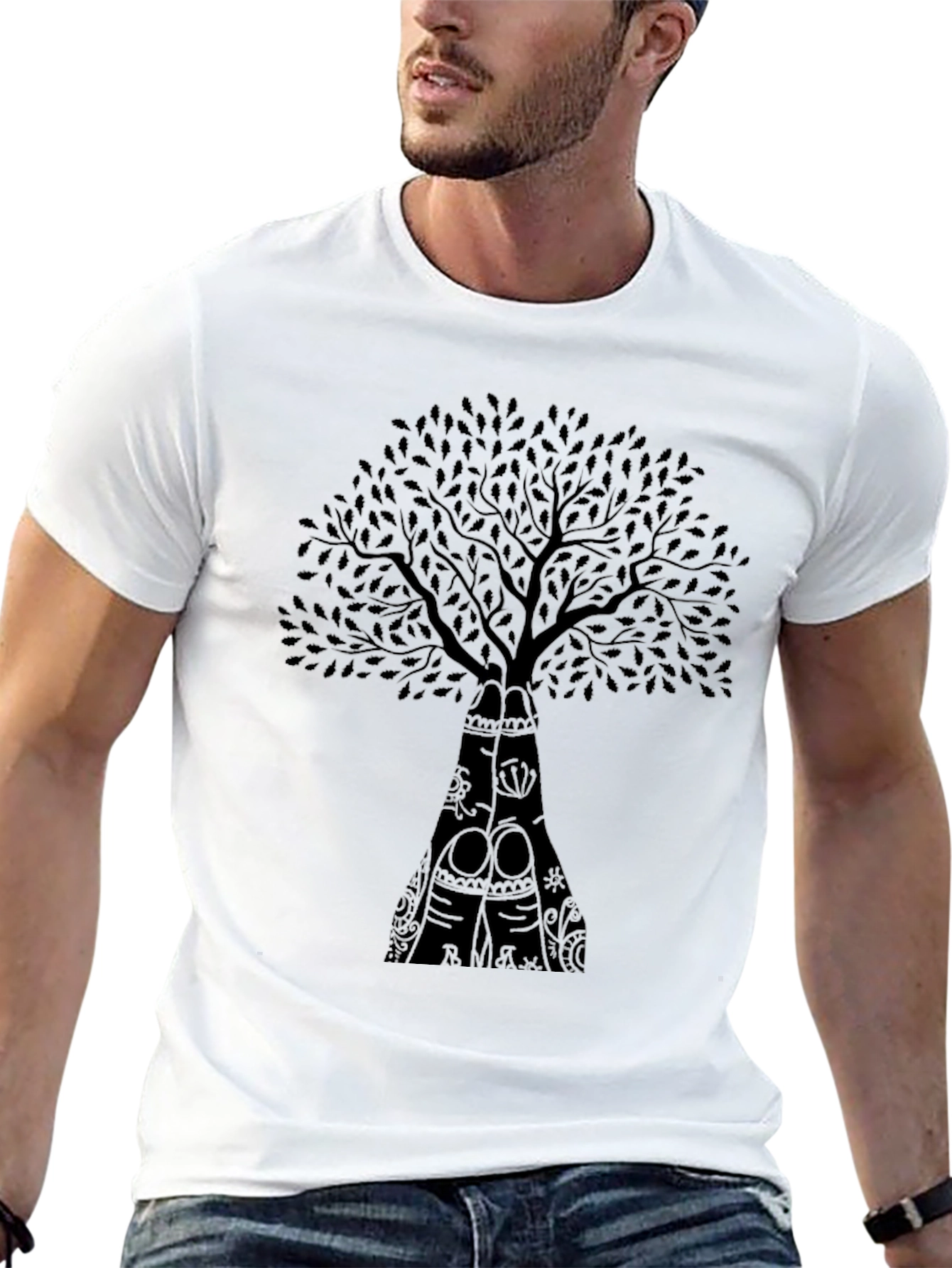 Tree of Life Graphic Black T-Shirt