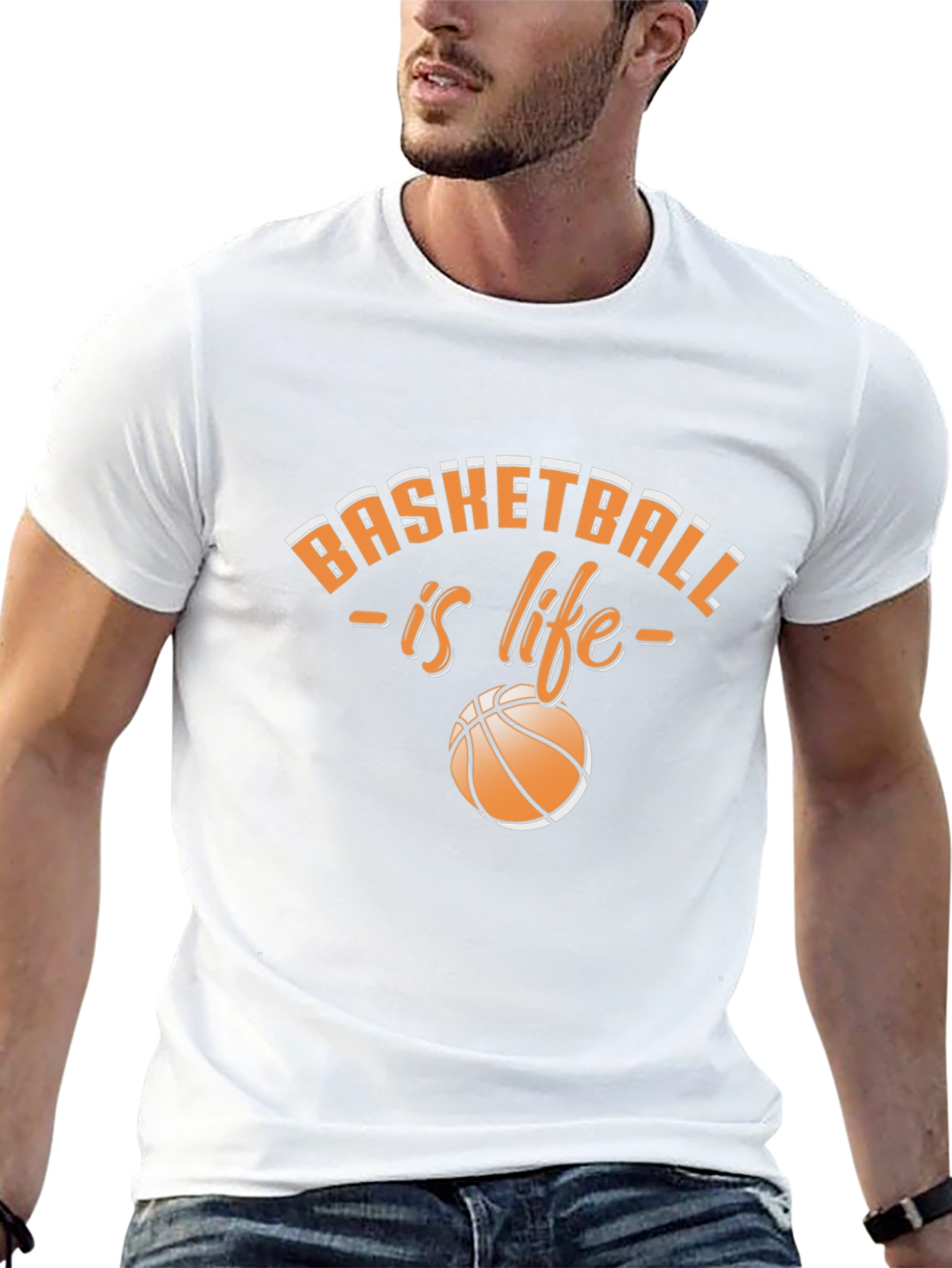 Basketball is Life Graphic T-Shirt