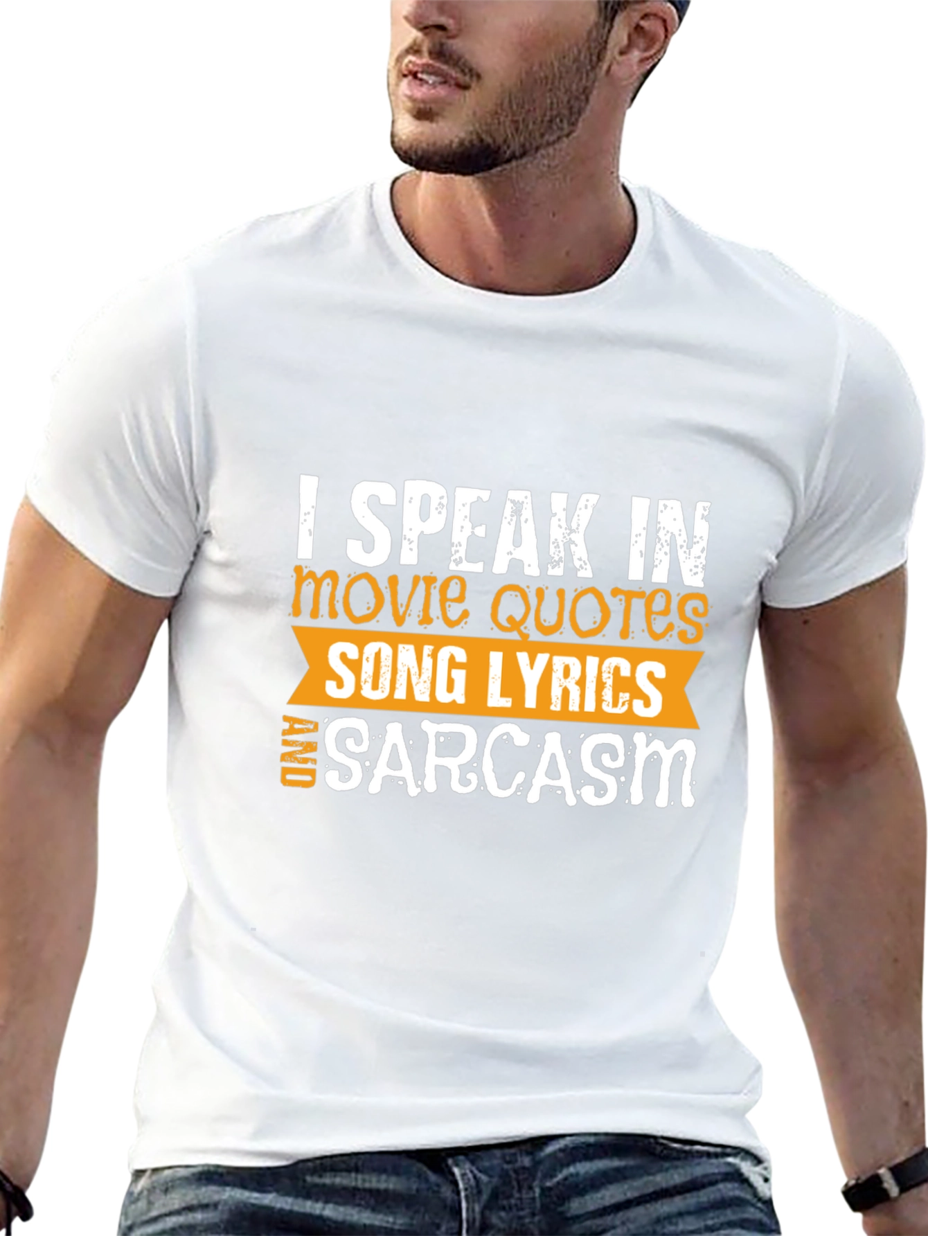 Movie Quotes Song Lyrics & Sarcasm Black T-Shirt