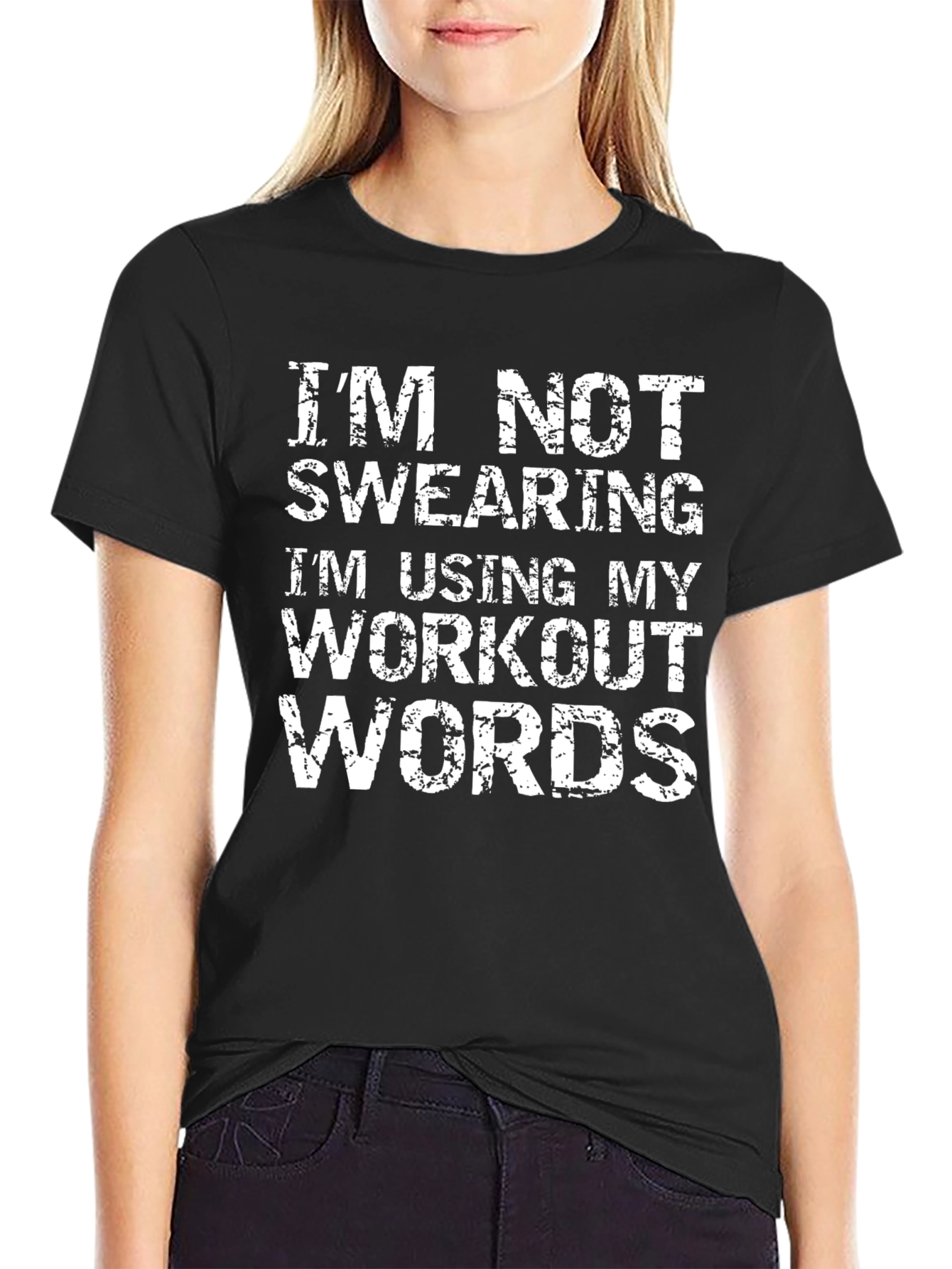 Workout Words Graphic T-Shirt