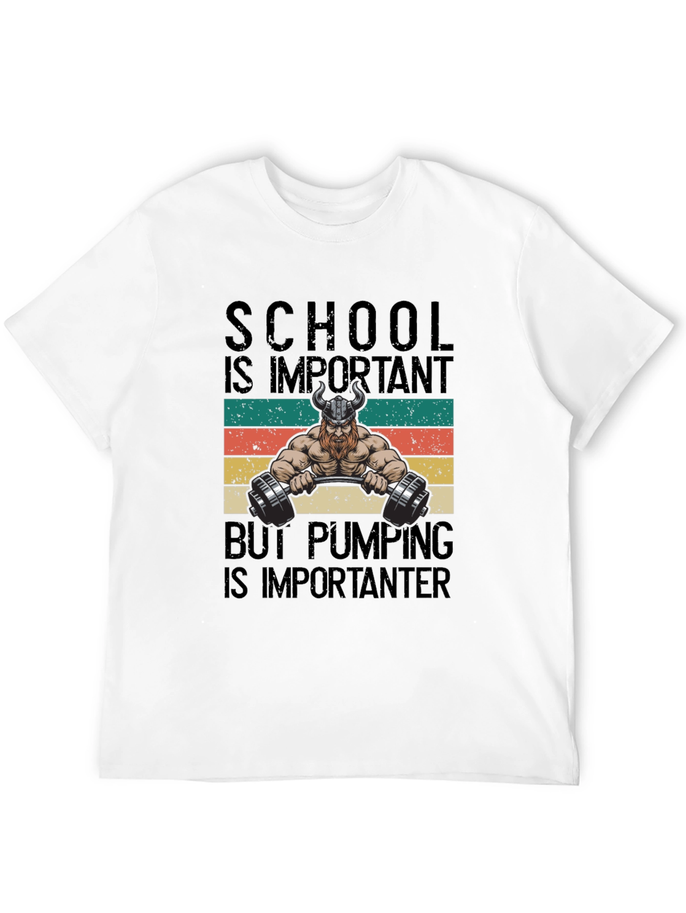 School vs Pumping T-Shirt
