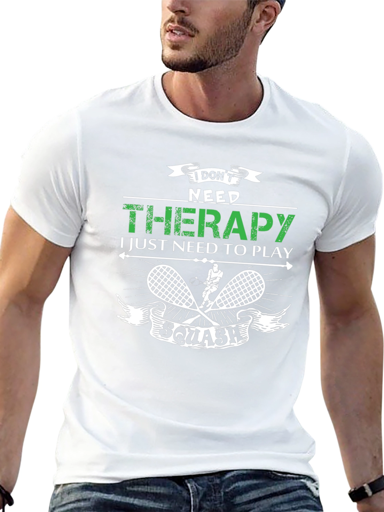 I Dont Need Therapy Squash T-Shirt