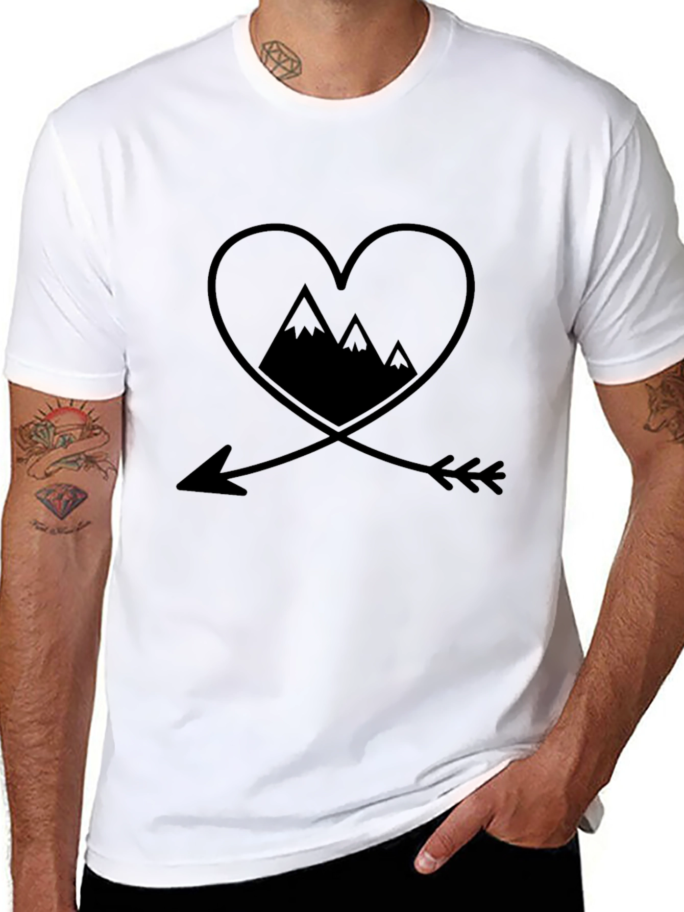 Mountain Heart Arrow Graphic Tee
