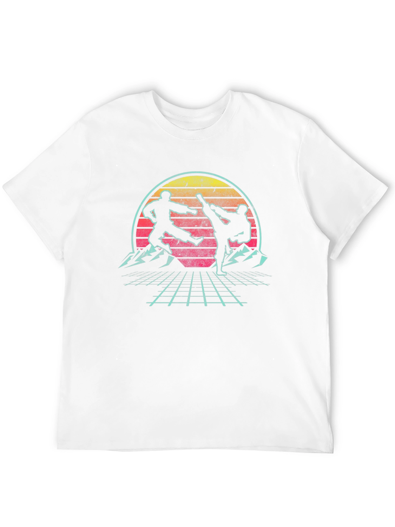 Retro Martial Arts Graphic T-Shirt