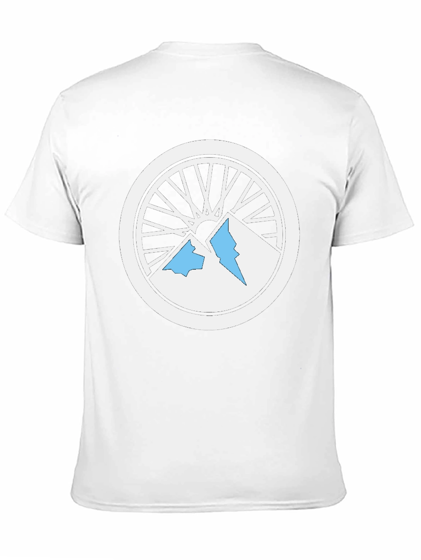 Mountain Bike Wheel Graphic Tee - Black