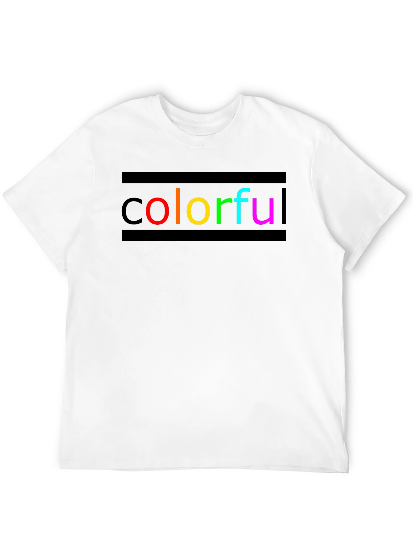 Colorful Graphic Print T-Shirt