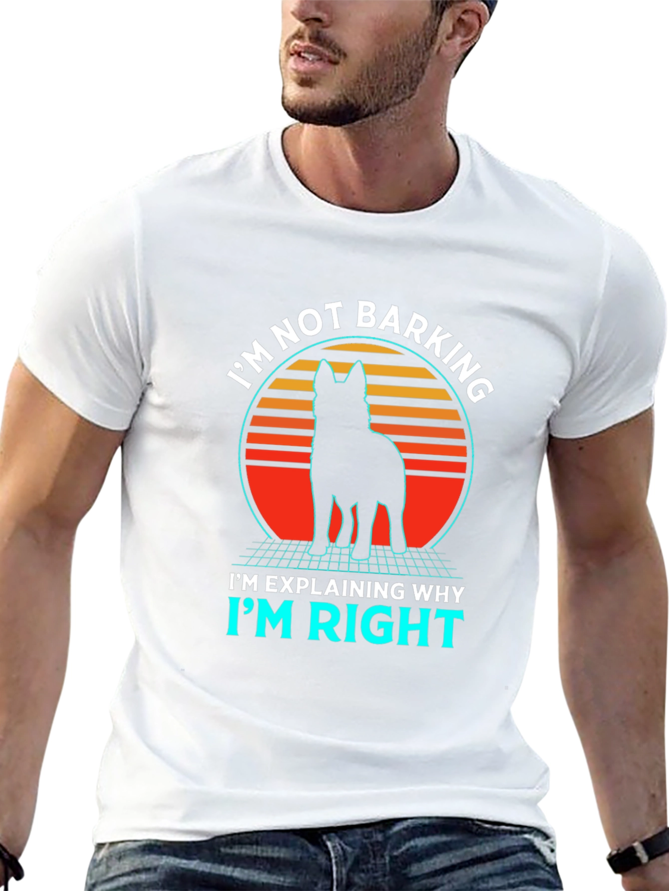 Im Not Barking Dog Graphic Tee