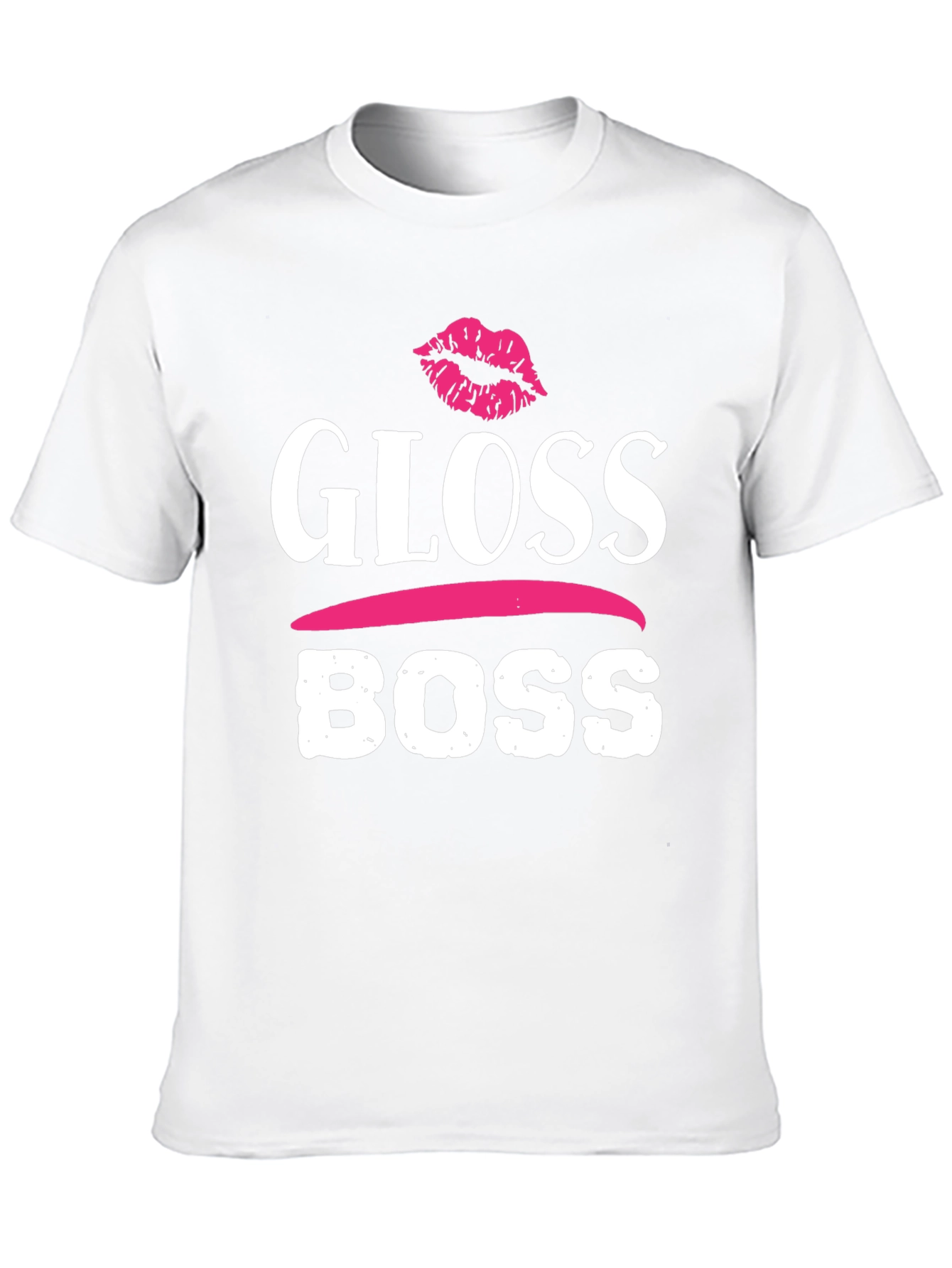 Gloss Boss Graphic Tee - Black Cotton T-Shirt