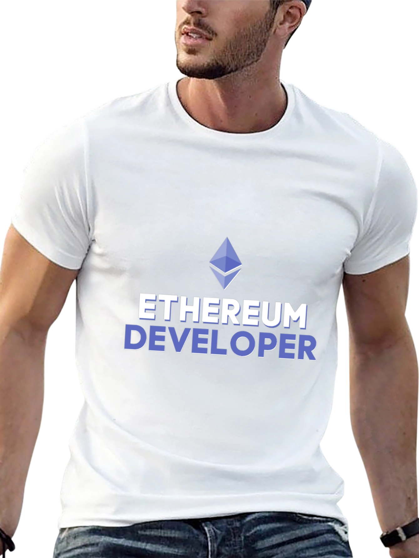 Ethereum Developer Black T-Shirt | Crypto Fan Tee