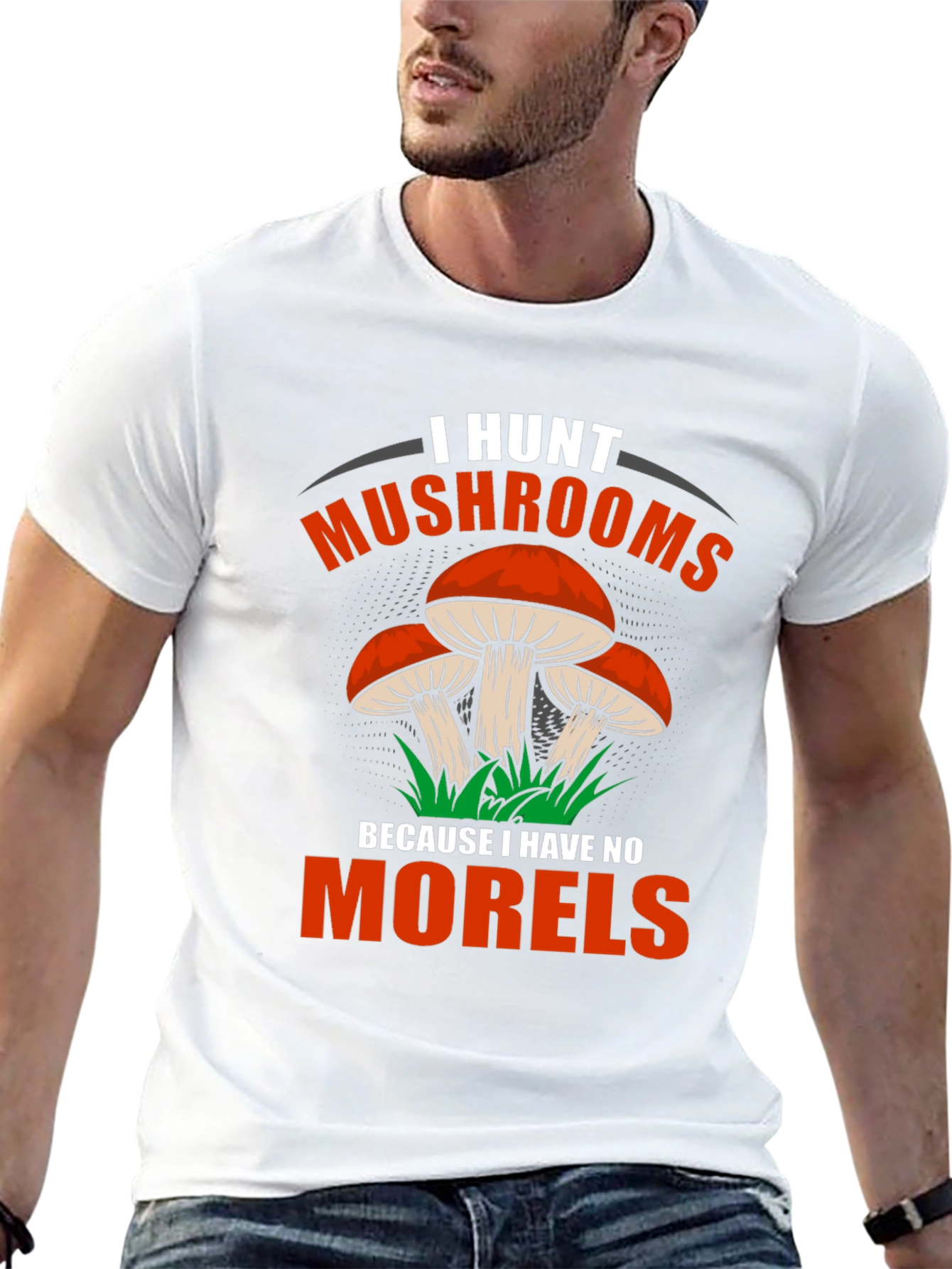 I Hunt Mushrooms Tee - Funny Mushroom Hunter Shirt