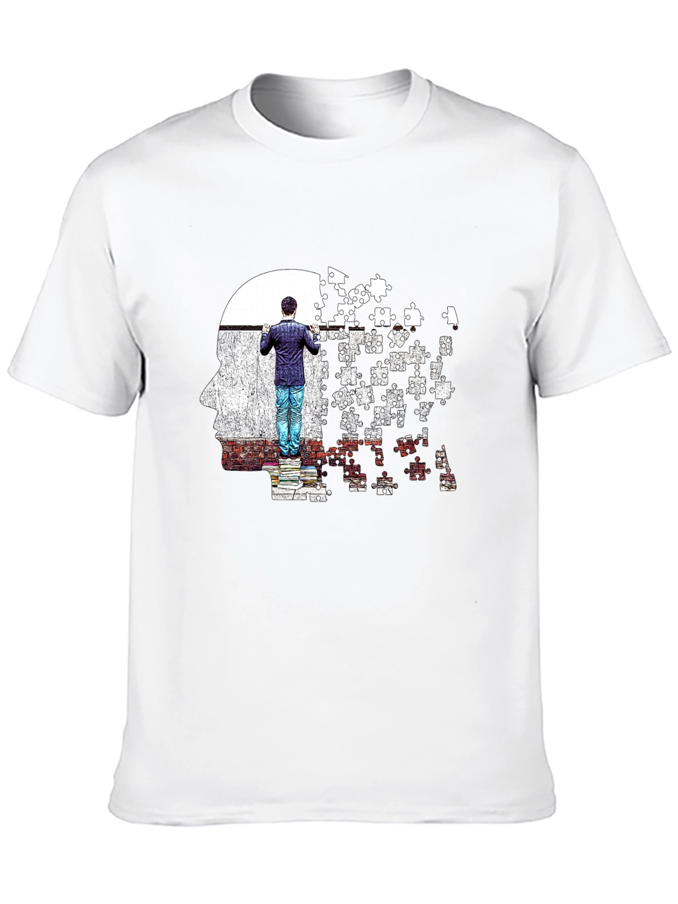 Puzzle Mind T-Shirt: Complete the Thought!