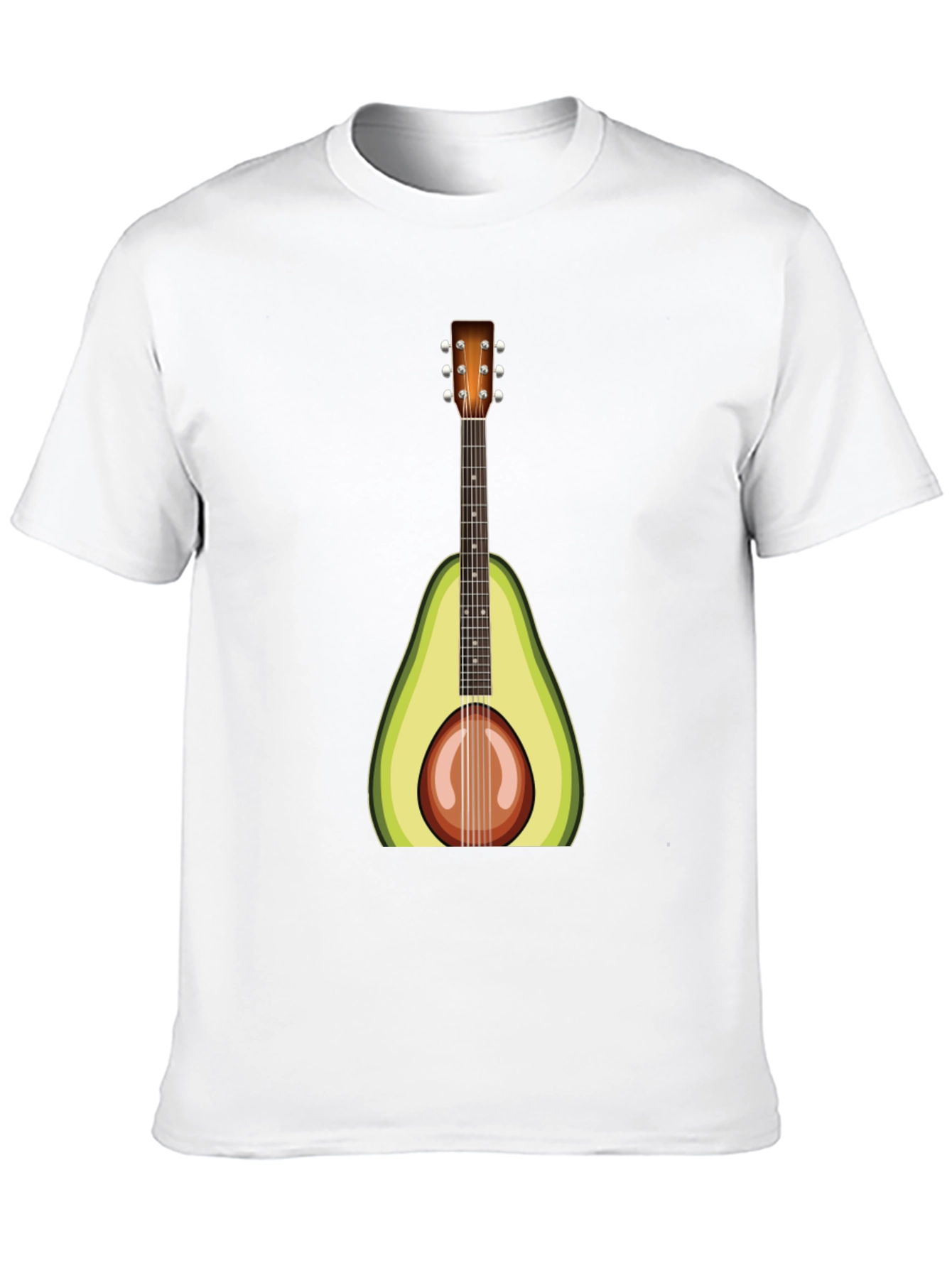 Avocado Guitar T-Shirt: Unique Music Lover Tee