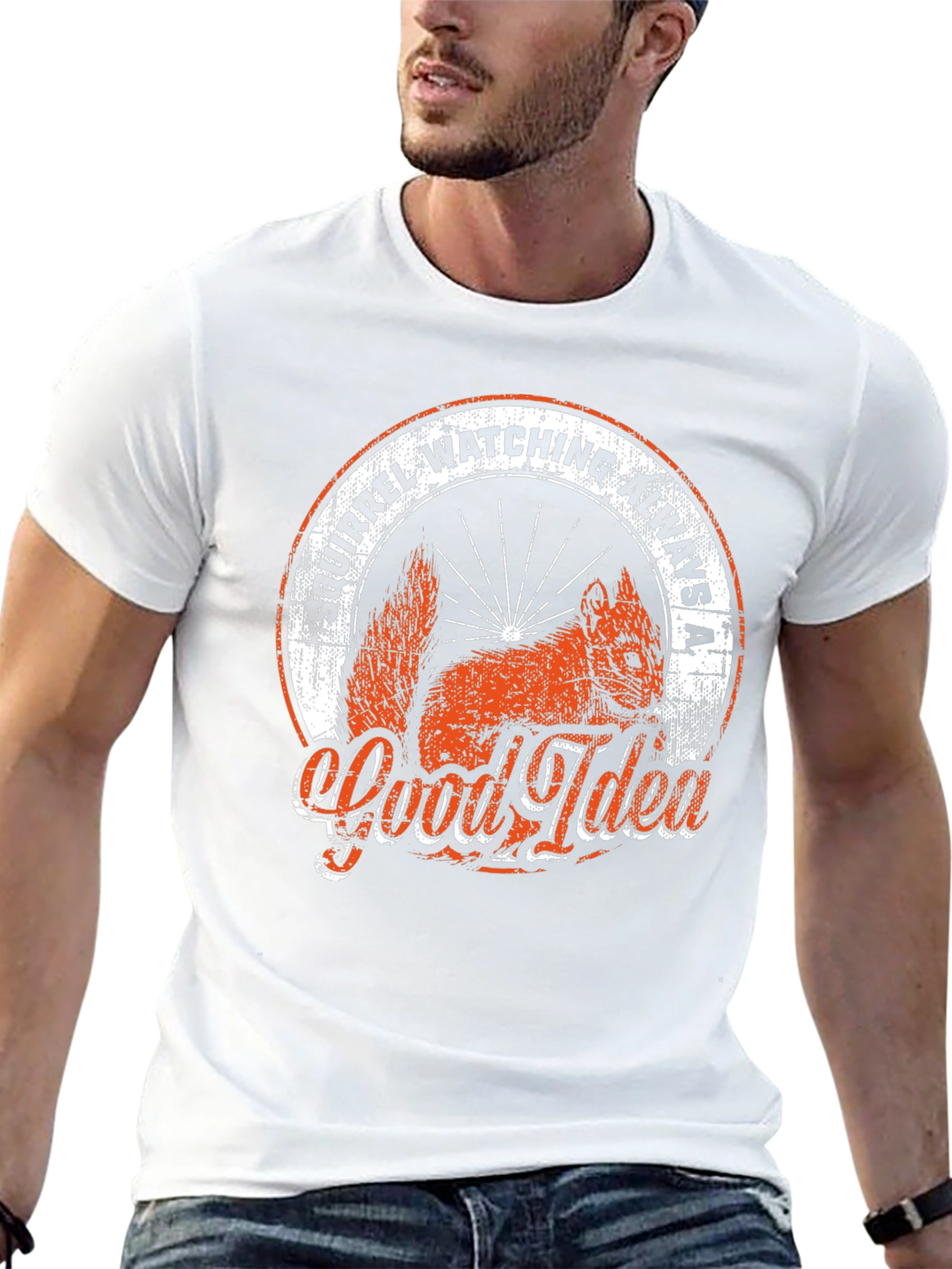 Squirrel Watching T-Shirt: Always a Good Idea!