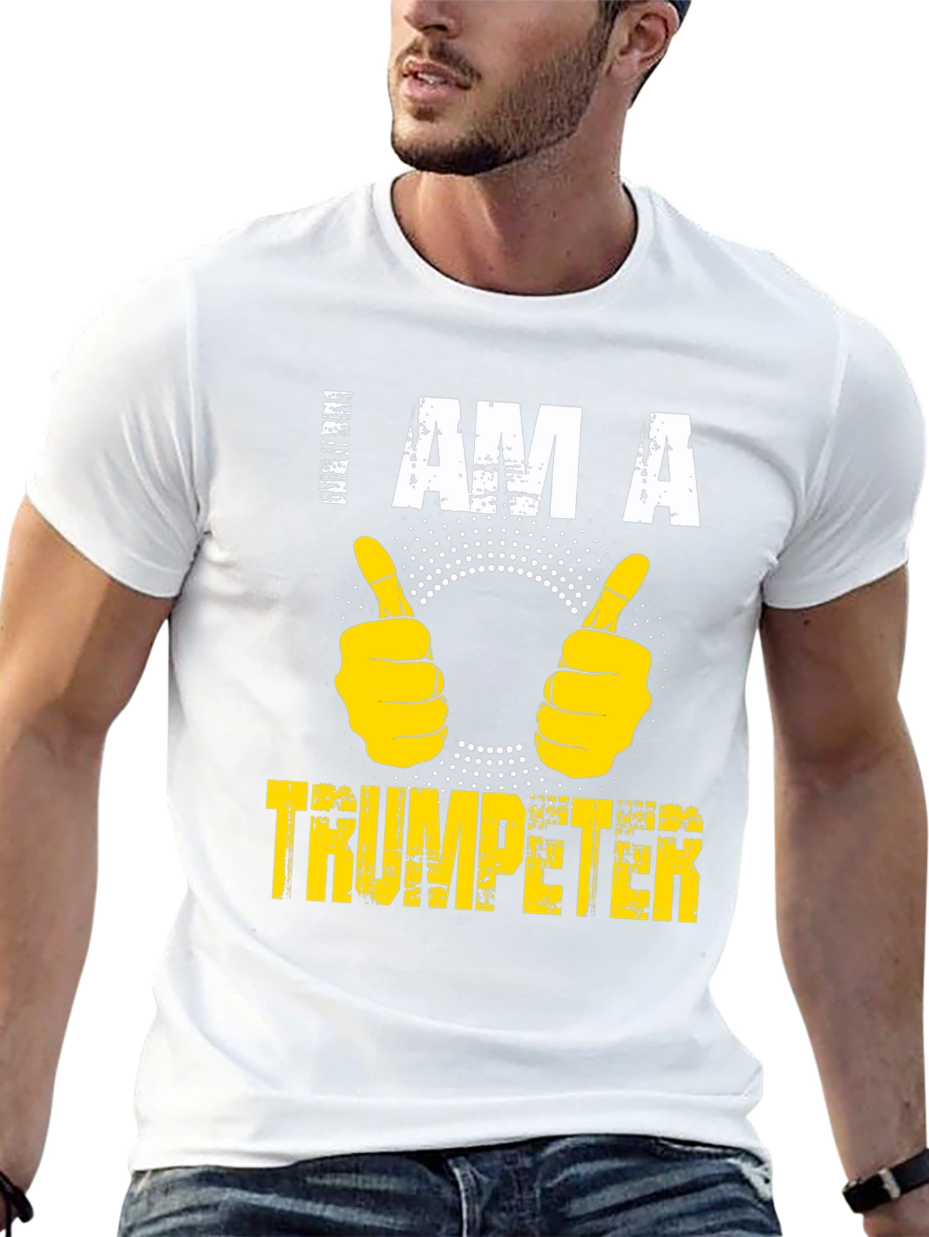 I AM A Trumpeter Black T-Shirt