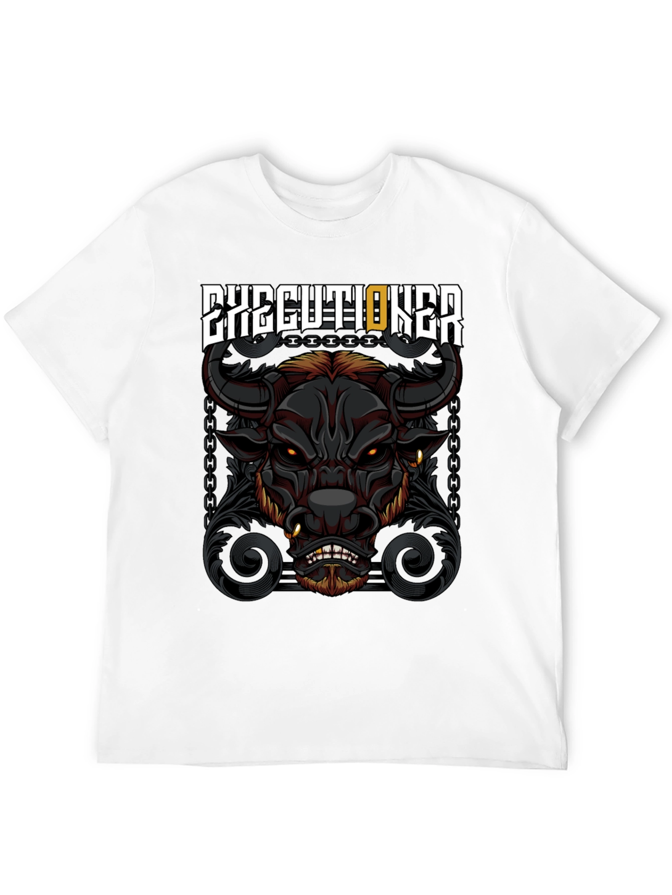 Executioner Bull Graphic Tee - Mens Black T-Shirt