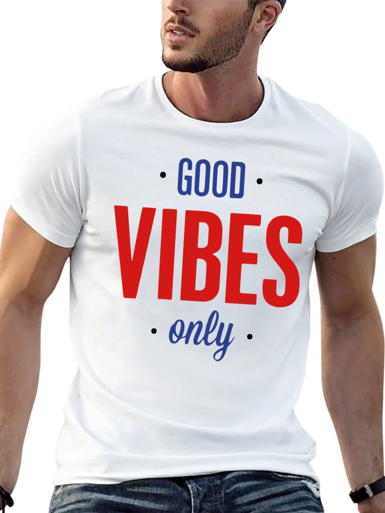 Good Vibes Only Graphic T-Shirt - Black