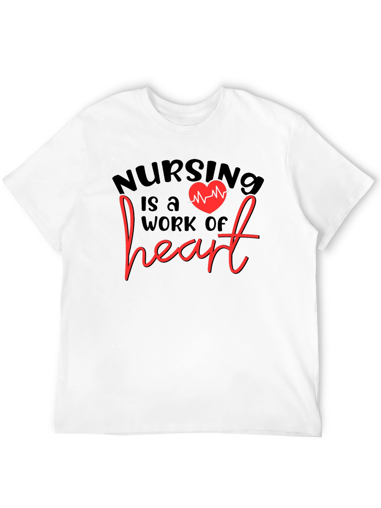 Nursing is a Work of Heart T-Shirt