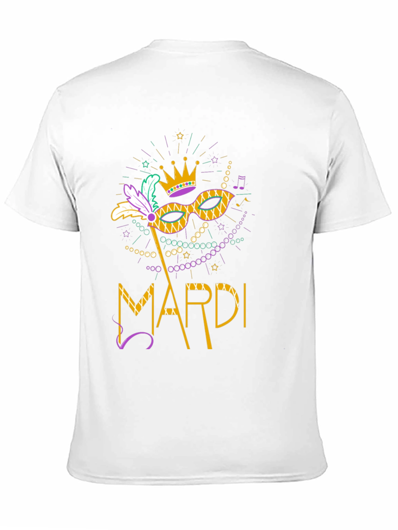 Mardi Gras Mask T-Shirt - Unisex