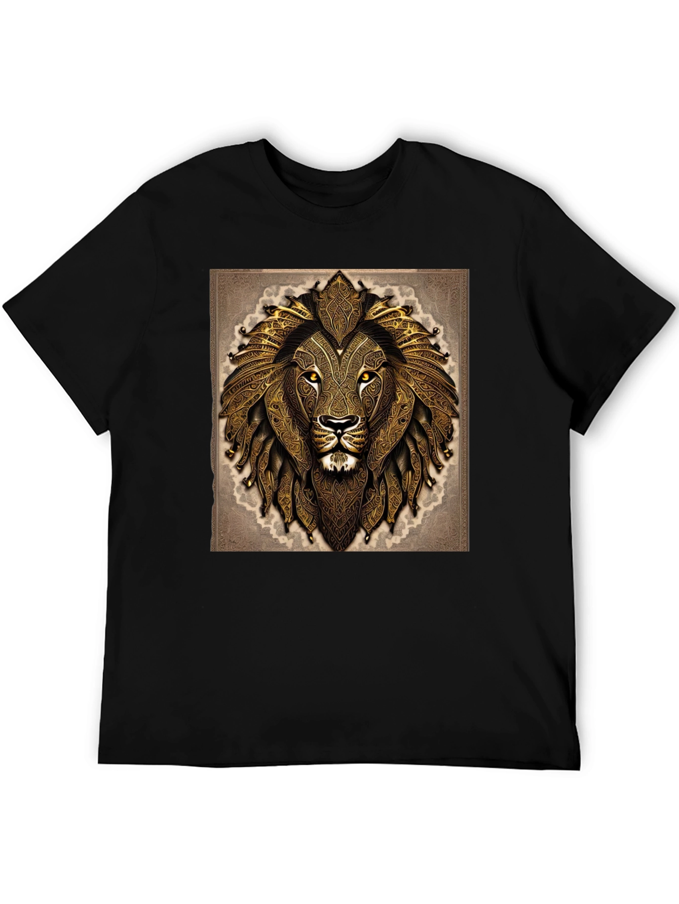 Lion King Graphic T-Shirt - Stylish Black Tee