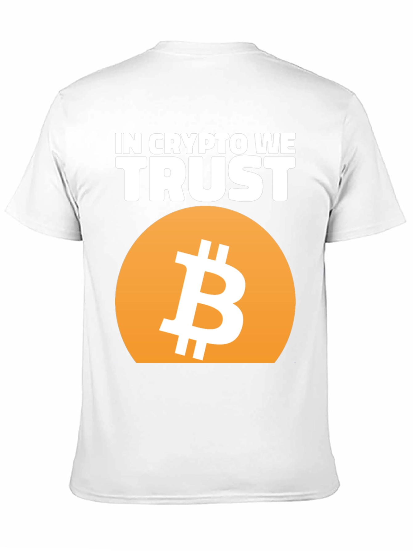 In Crypto We Trust T-Shirt - Bitcoin Design