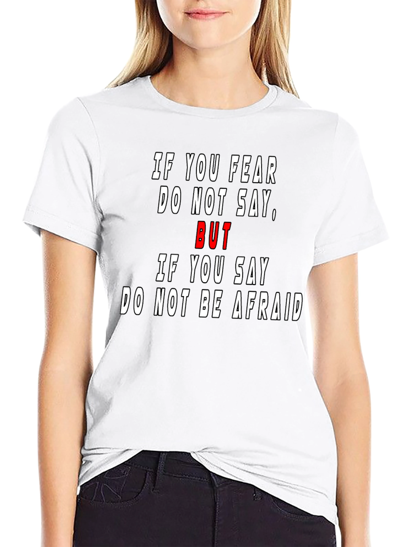Fearless Expression Graphic Tee