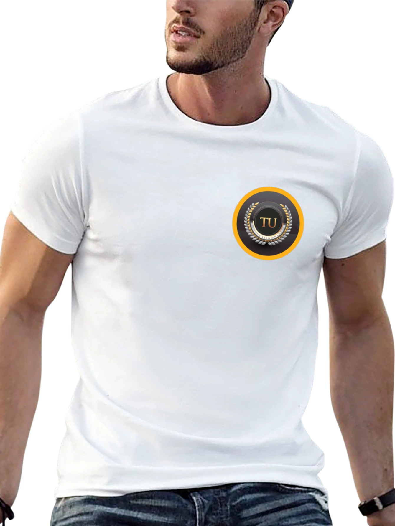Black Tee with TU Emblem