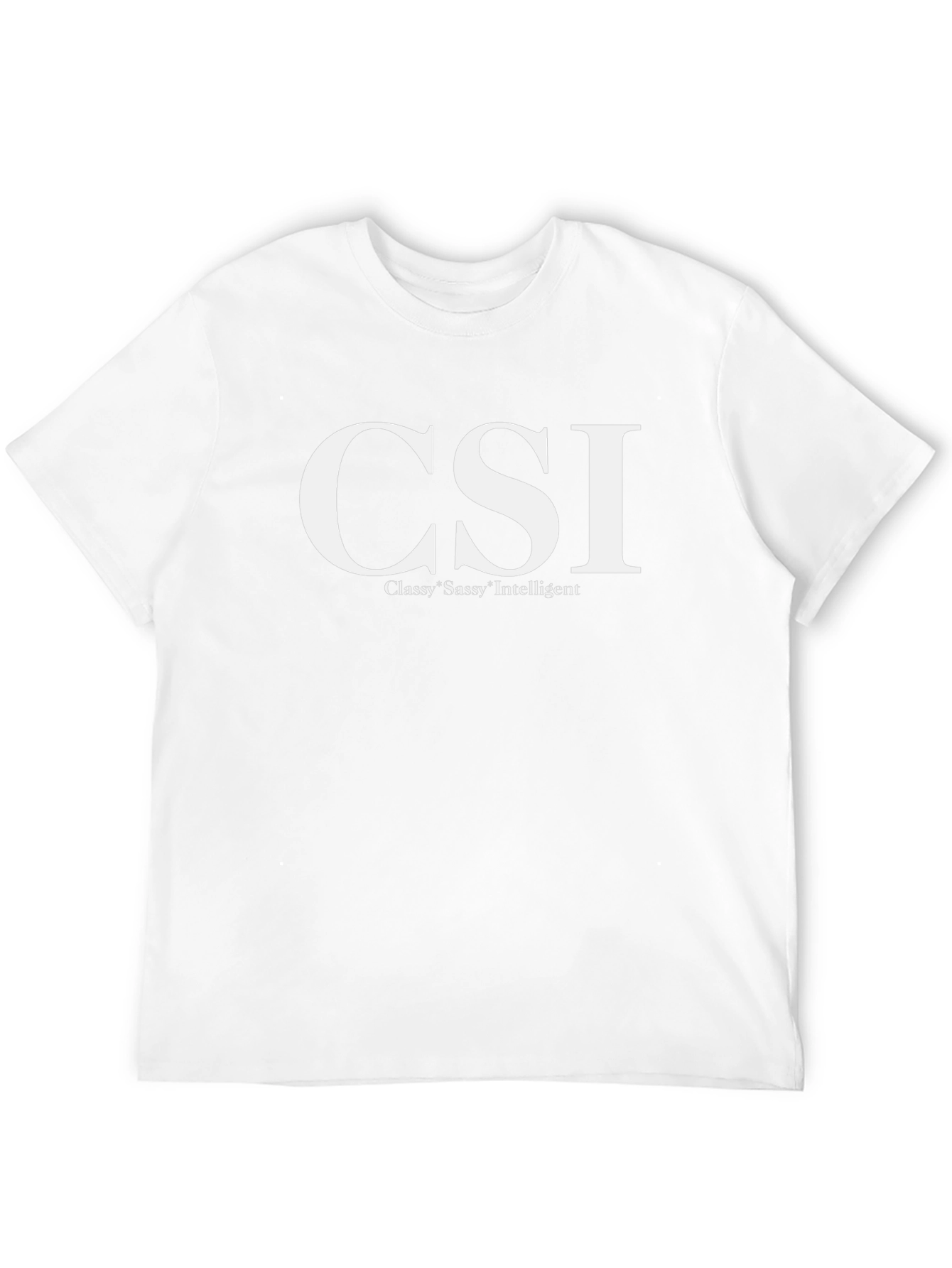 CSI Classy Sassy Intelligent Black T-Shirt