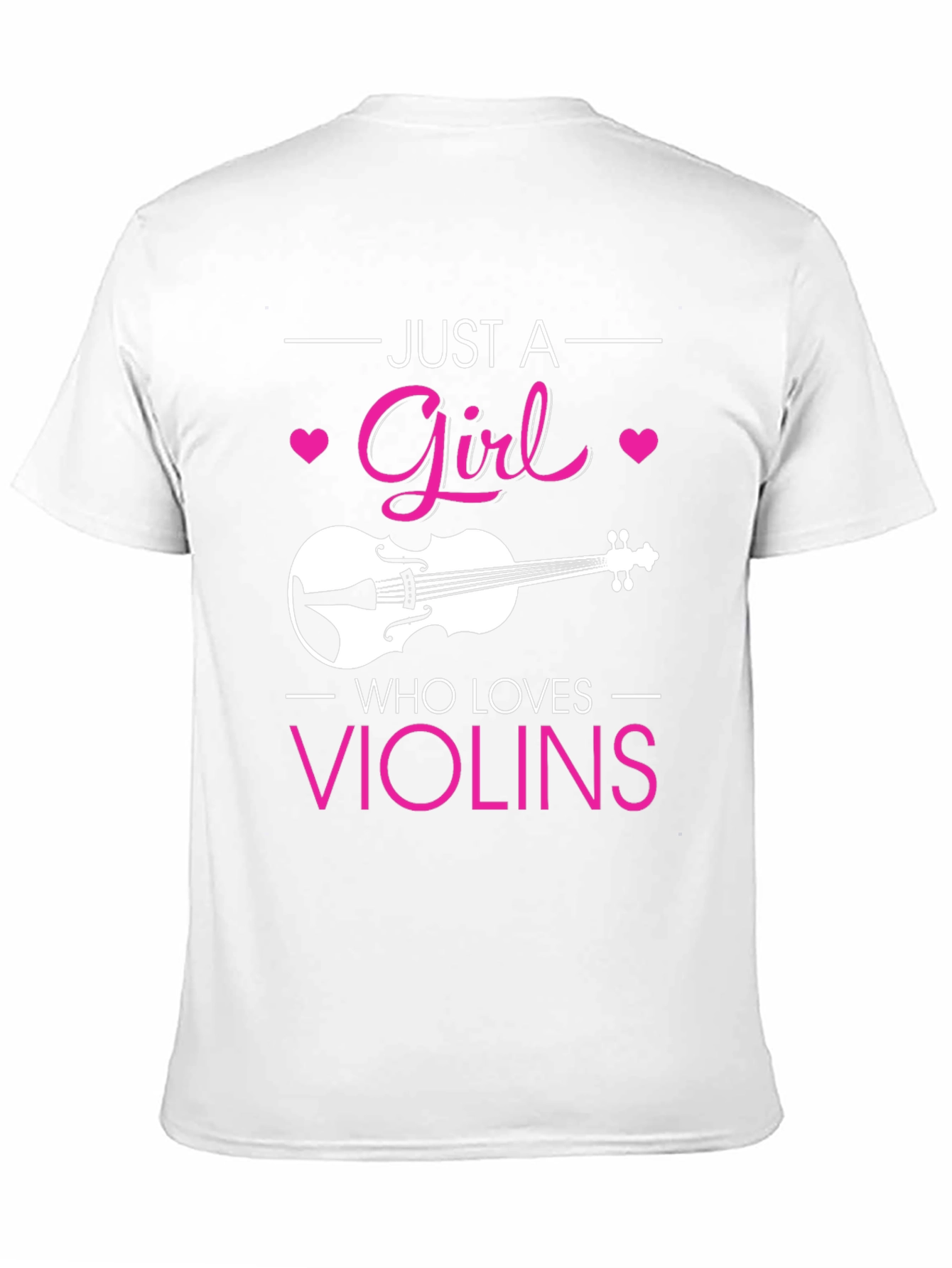 Just a Girl Who Loves Violins T-Shirt