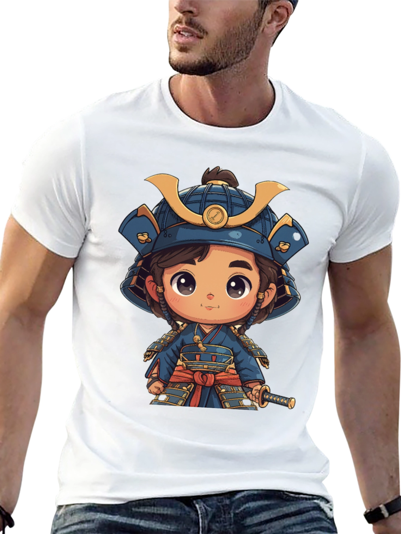 Samurai Kid T-Shirt - Unique Graphic Tee