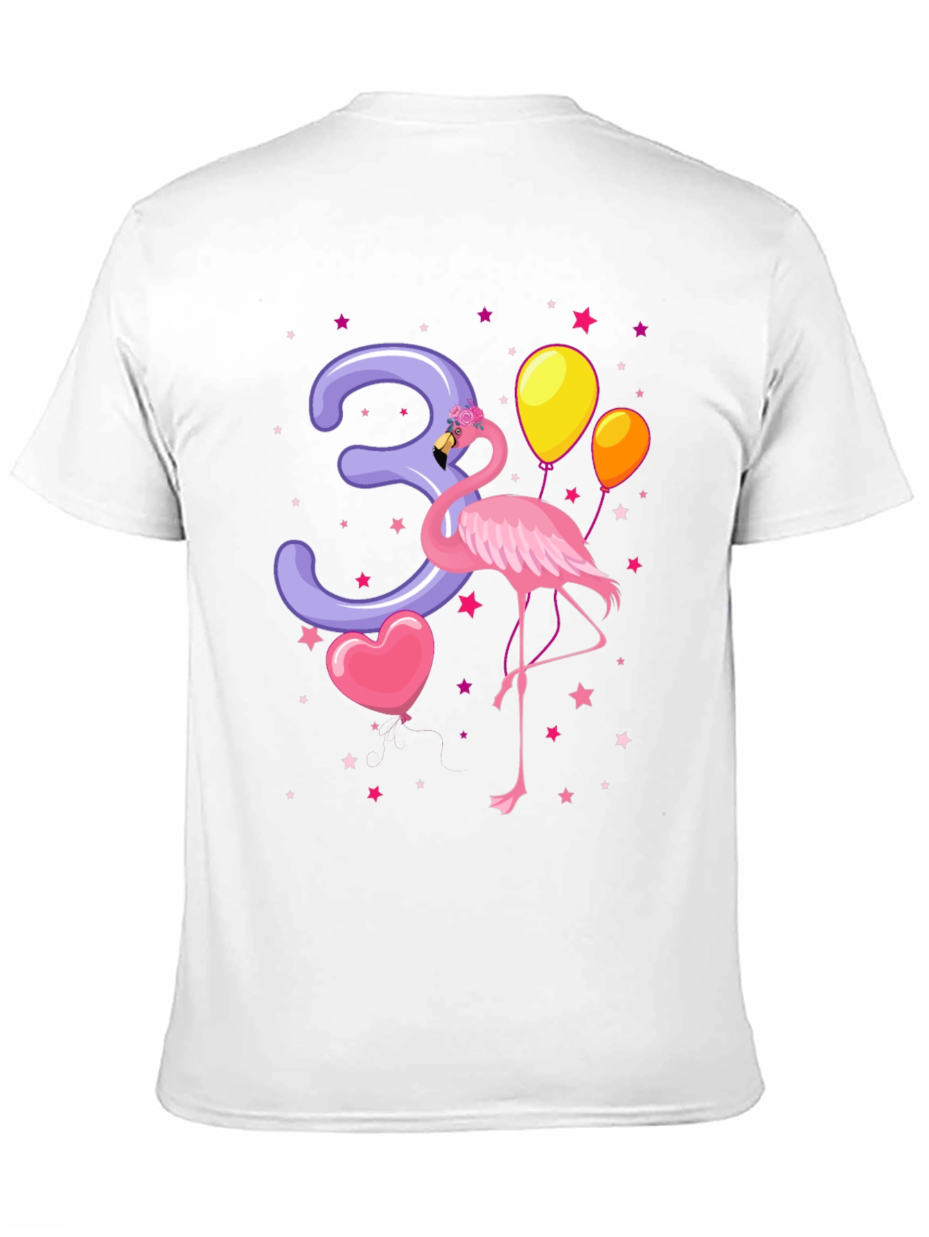 Flamingo Birthday T-Shirt - 3rd Birthday