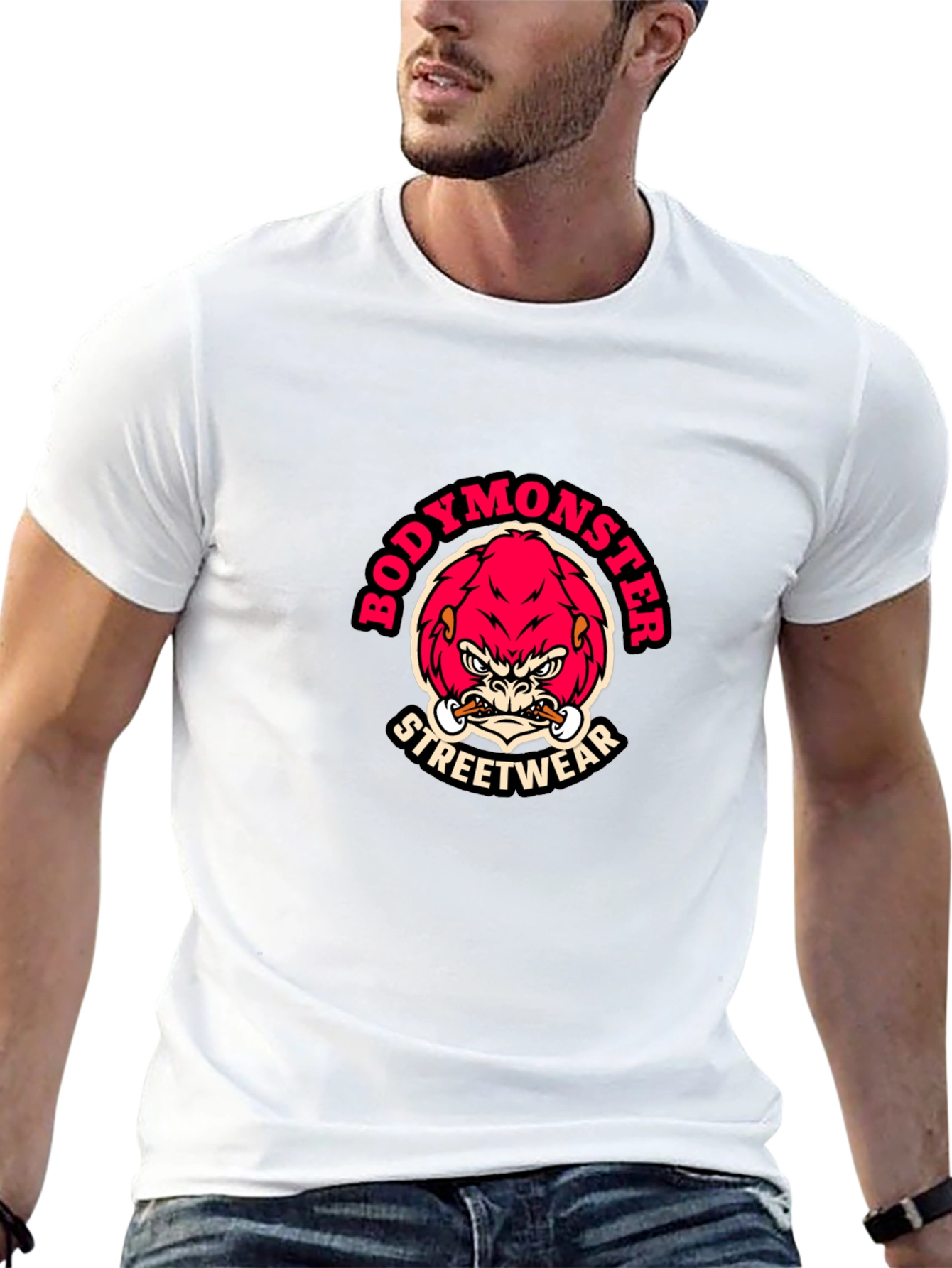 BodyMonster Streetwear Black T-Shirt
