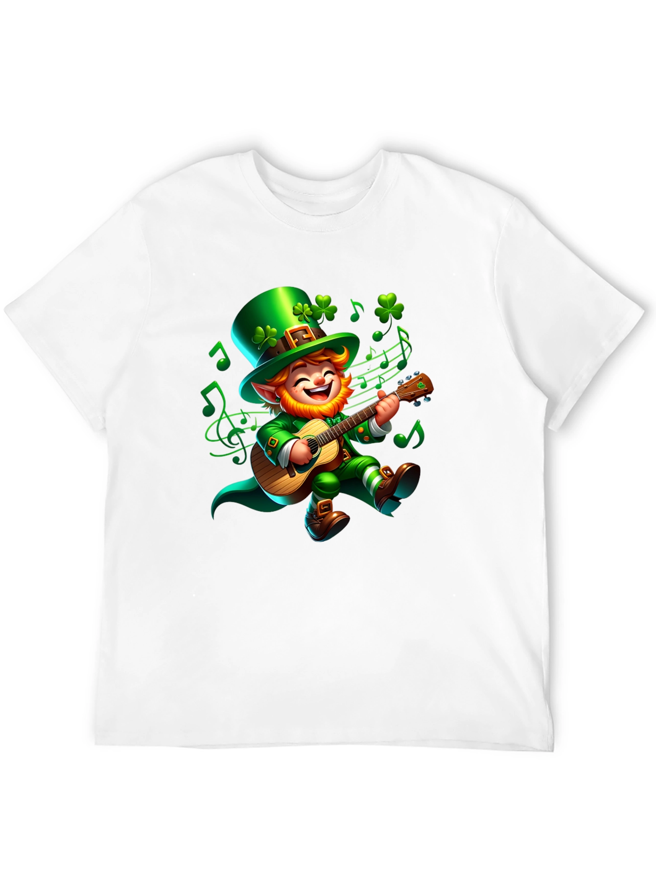 Lucky Leprechaun Guitar T-Shirt