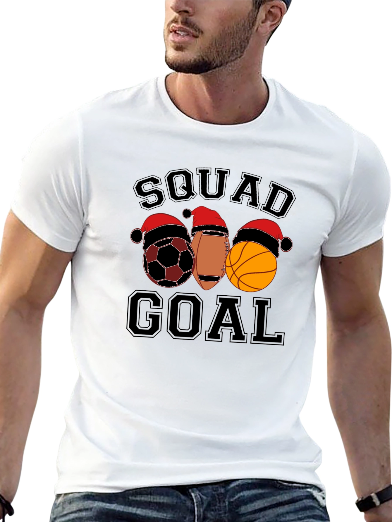 Squad Goal Holiday T-Shirt - Sports Christmas Tee