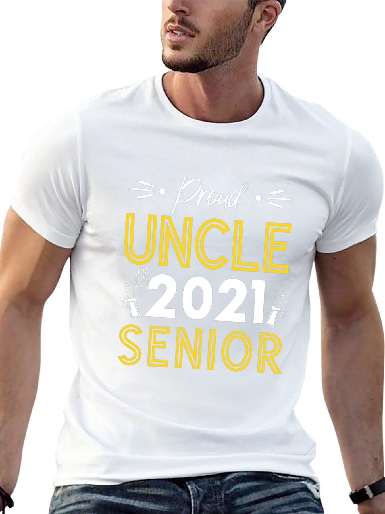 Proud Uncle Of 2021 Senior T-Shirt